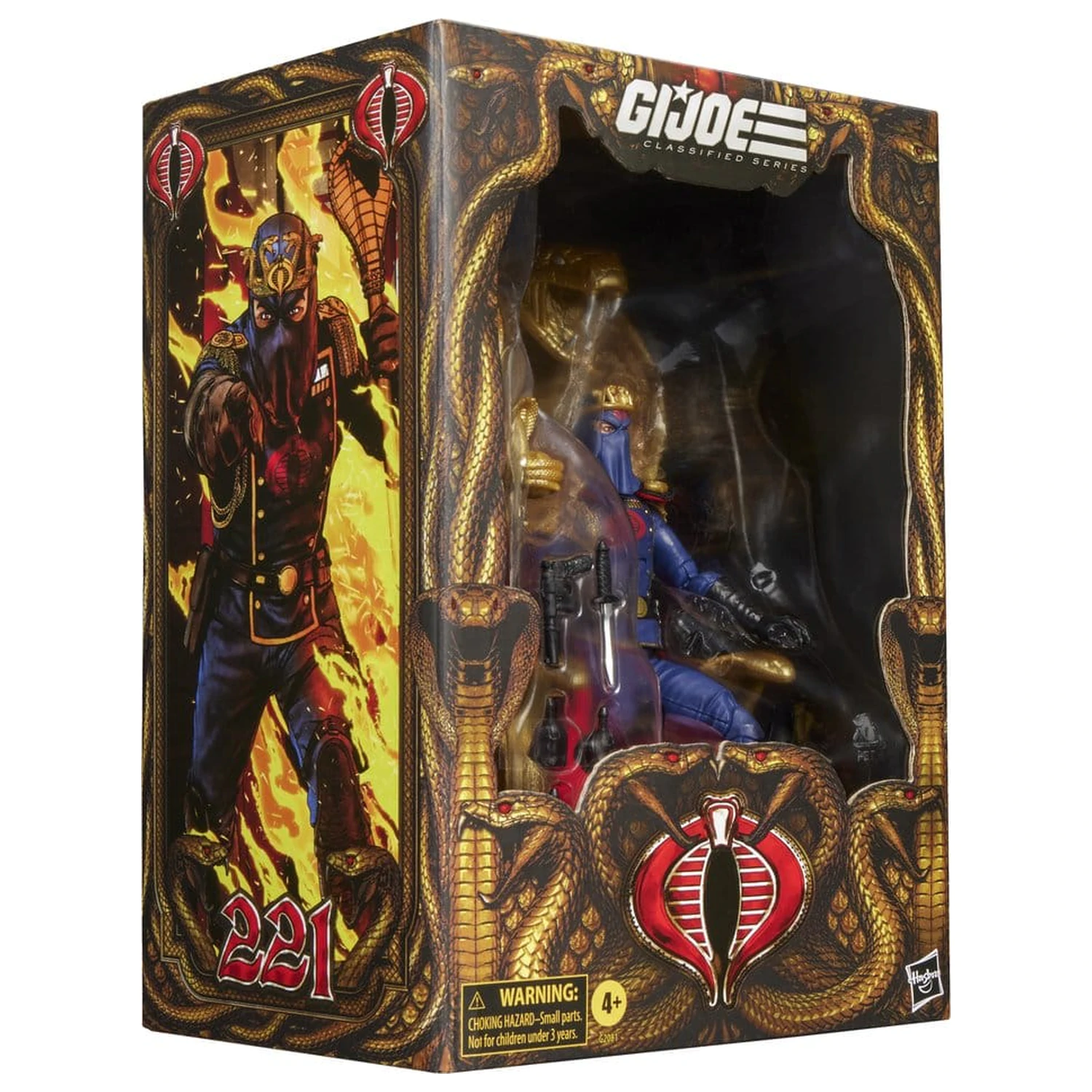G.I. Joe Classified Series Akční figurka Cobra Commander in Dress Uniform & Throne 15 cm fotografii produktu