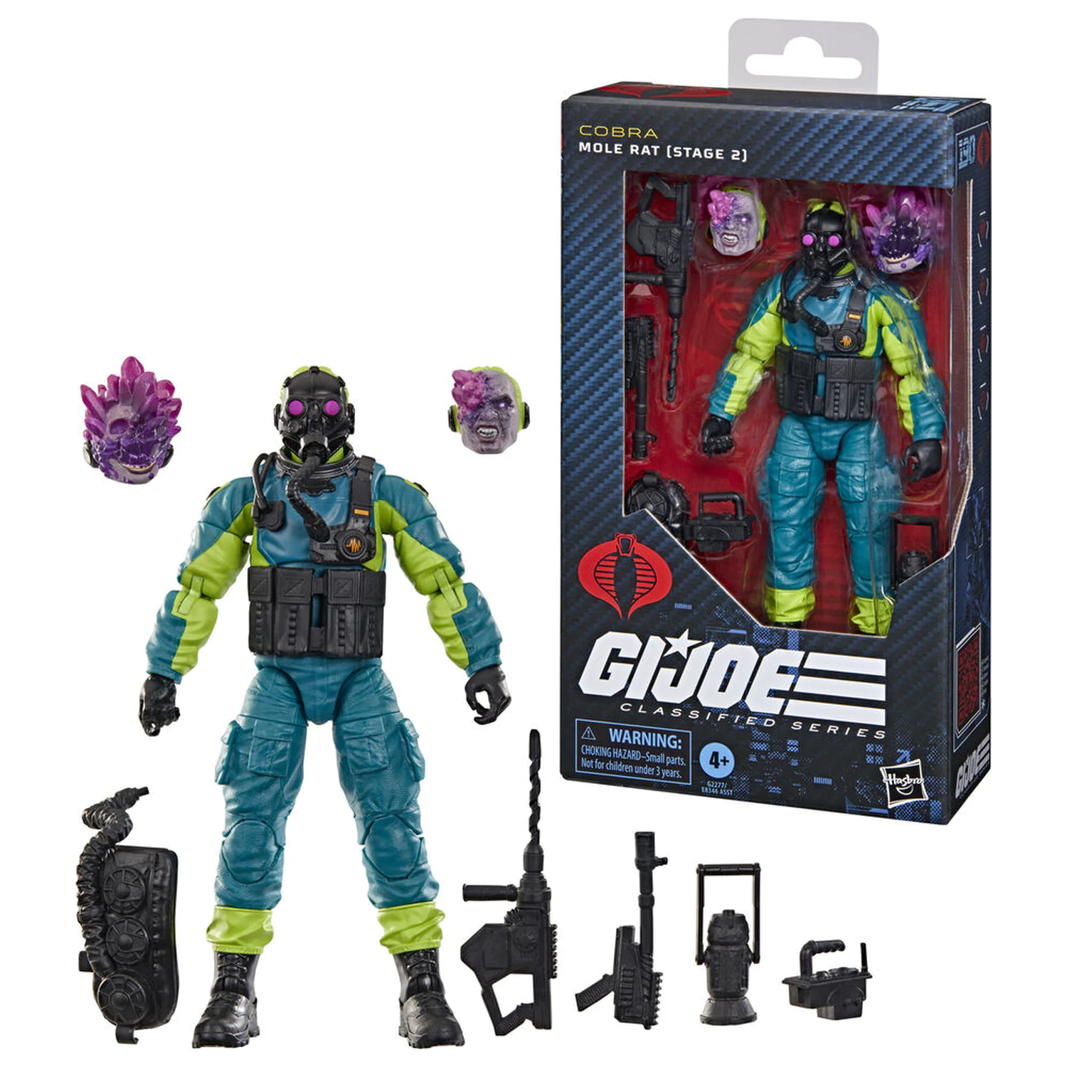 G.I. Joe Classified Series Cobra Mole Rat Stage 2 figurka 15 cm fotografii produktu