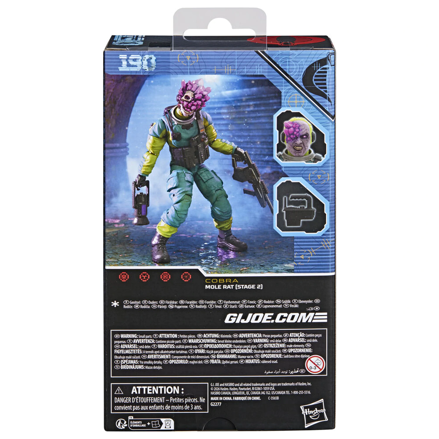 G.I. Joe Classified Series Cobra Mole Rat Stage 2 figurka 15 cm fotografii produktu