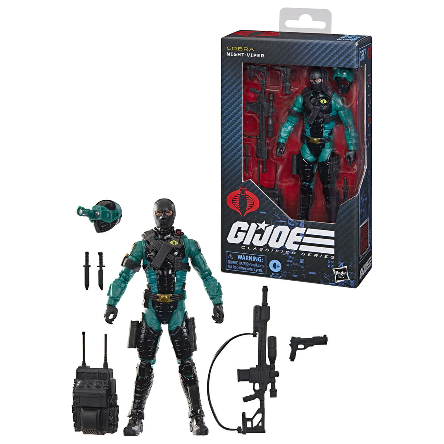 G.I. Joe Classified Series Cobra Night-Viper figurka 15cm fotografii produktu