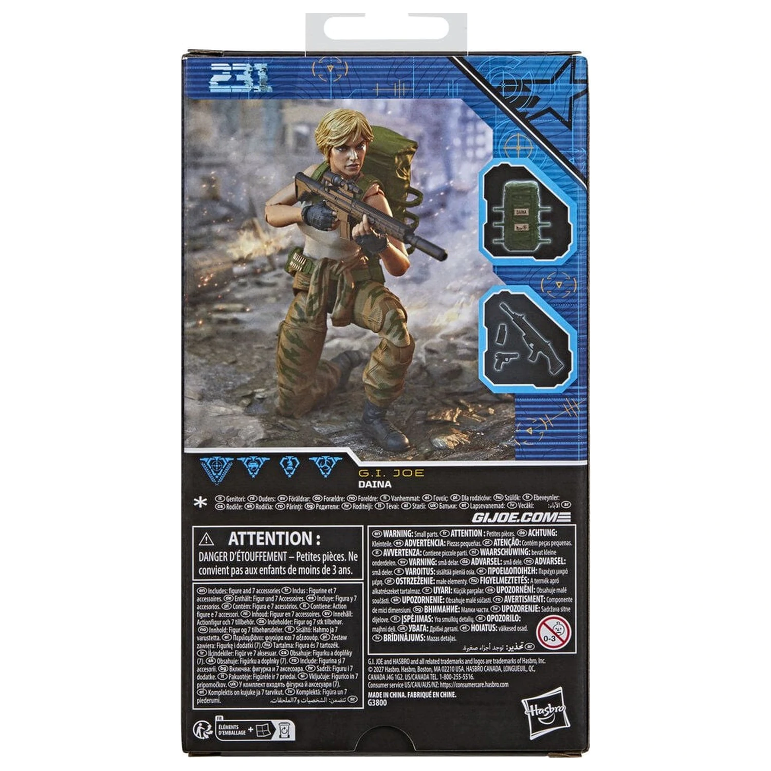 G.I. Joe Classified Series Daina figurka 15 cm fotografii produktu