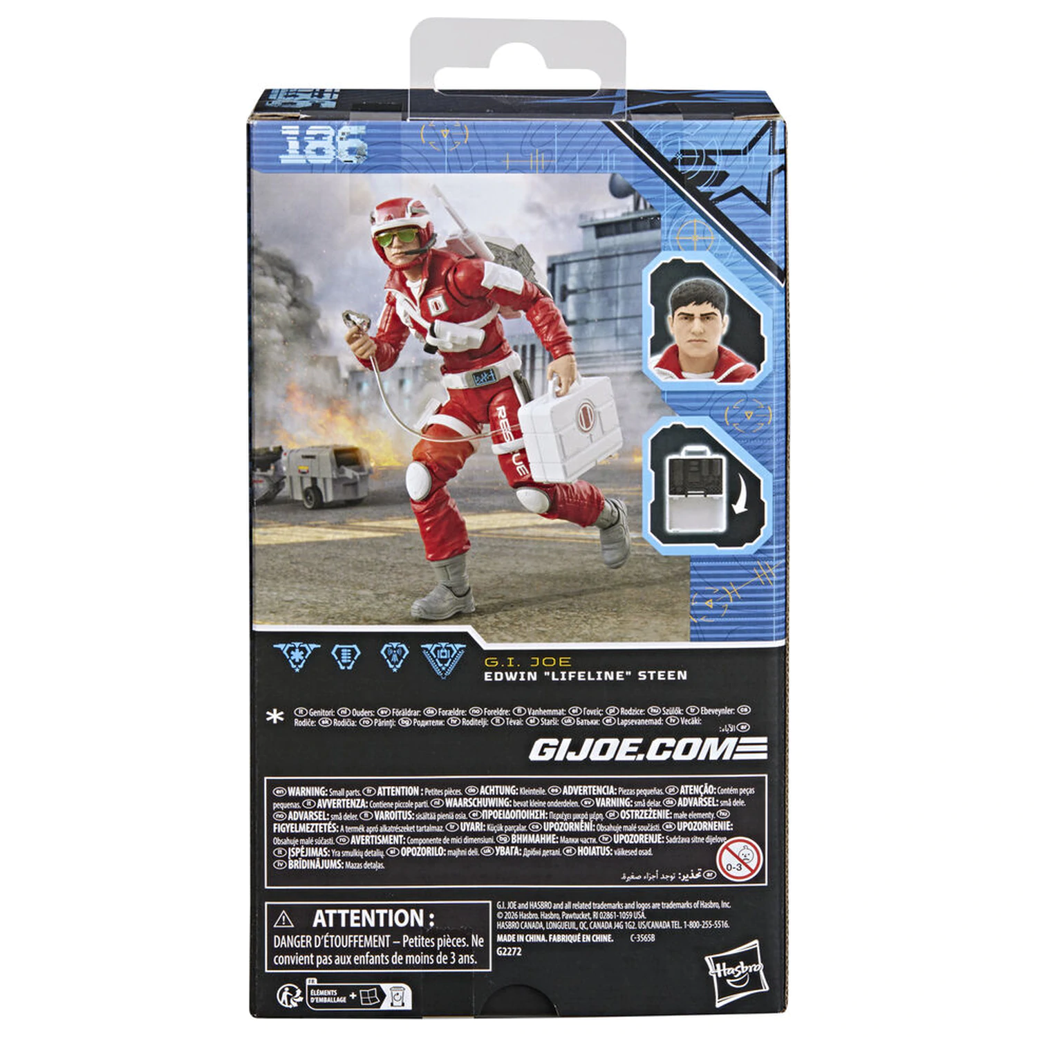 G.I. Joe Classified Series figurka Edwin Lifeline 15 cm fotografii produktu