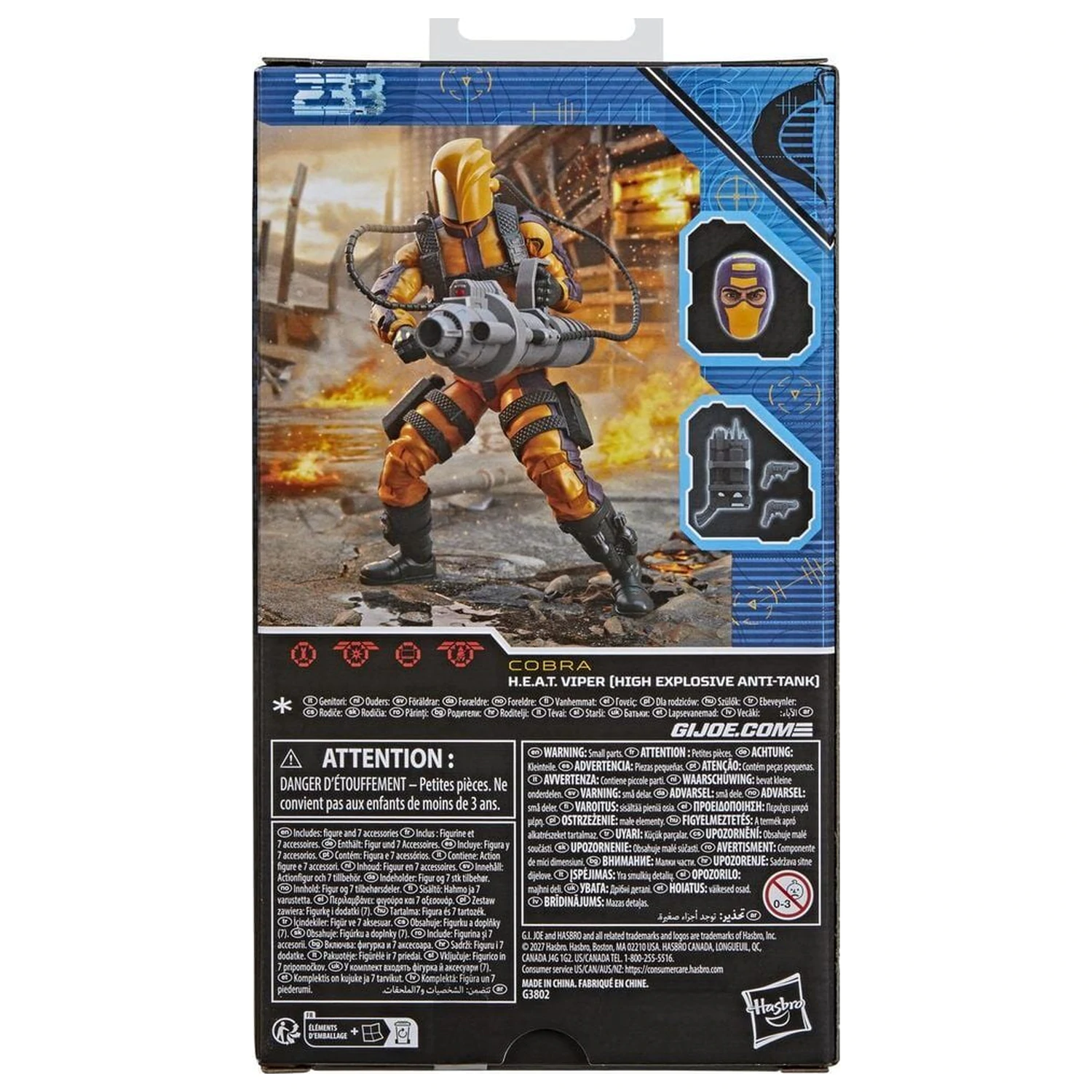 G.I. Joe Classified Series H.E.A.T. Viper figurka 15 cm fotografii produktu