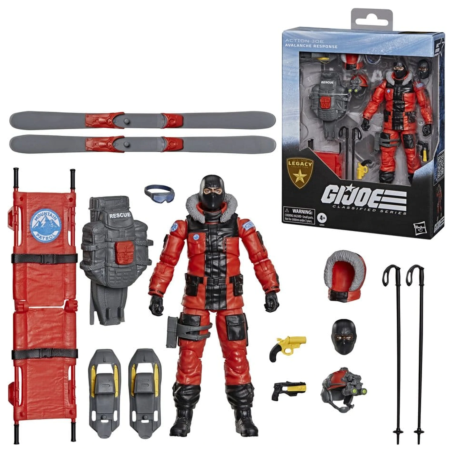 G.I. Joe Classified Series Legacy Collection akční figurka Action Joe - Avalanche Response 15 cm fotografii produktu