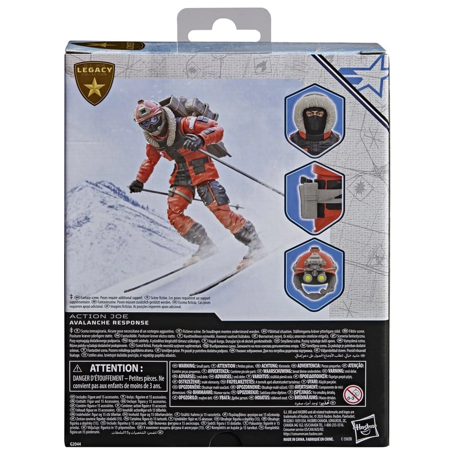 G.I. Joe Classified Series Legacy Collection akční figurka Action Joe - Avalanche Response 15 cm fotografii produktu