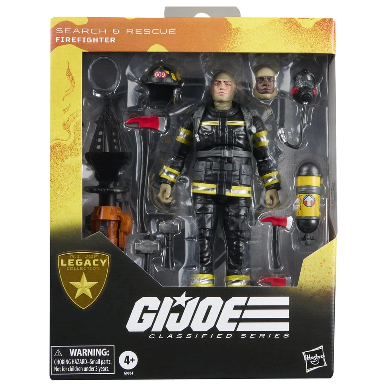 G.I. Joe Classified Series Legacy Collection Akční figurka Search & Rescue Firefighter 15 cm fotografii produktu