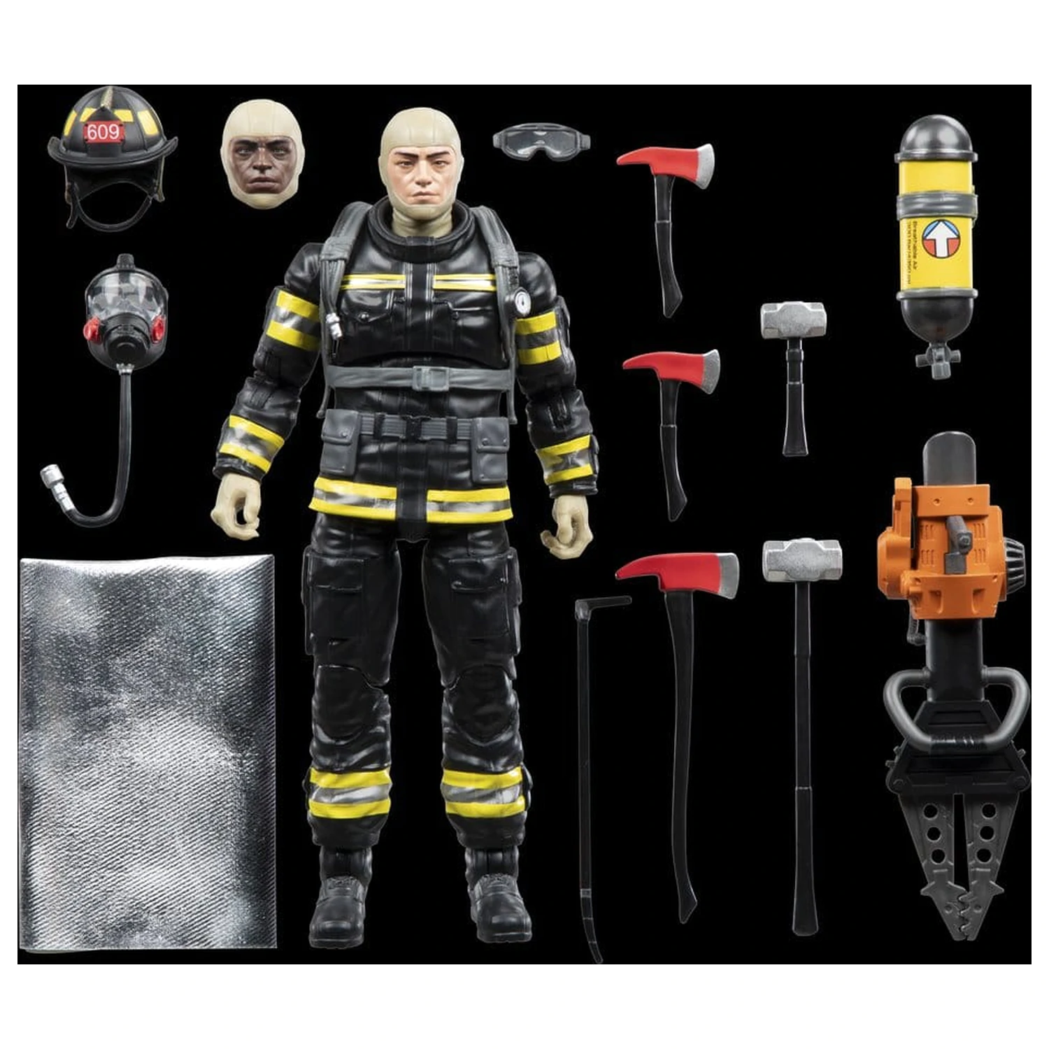 G.I. Joe Classified Series Legacy Collection Akční figurka Search & Rescue Firefighter 15 cm fotografii produktu