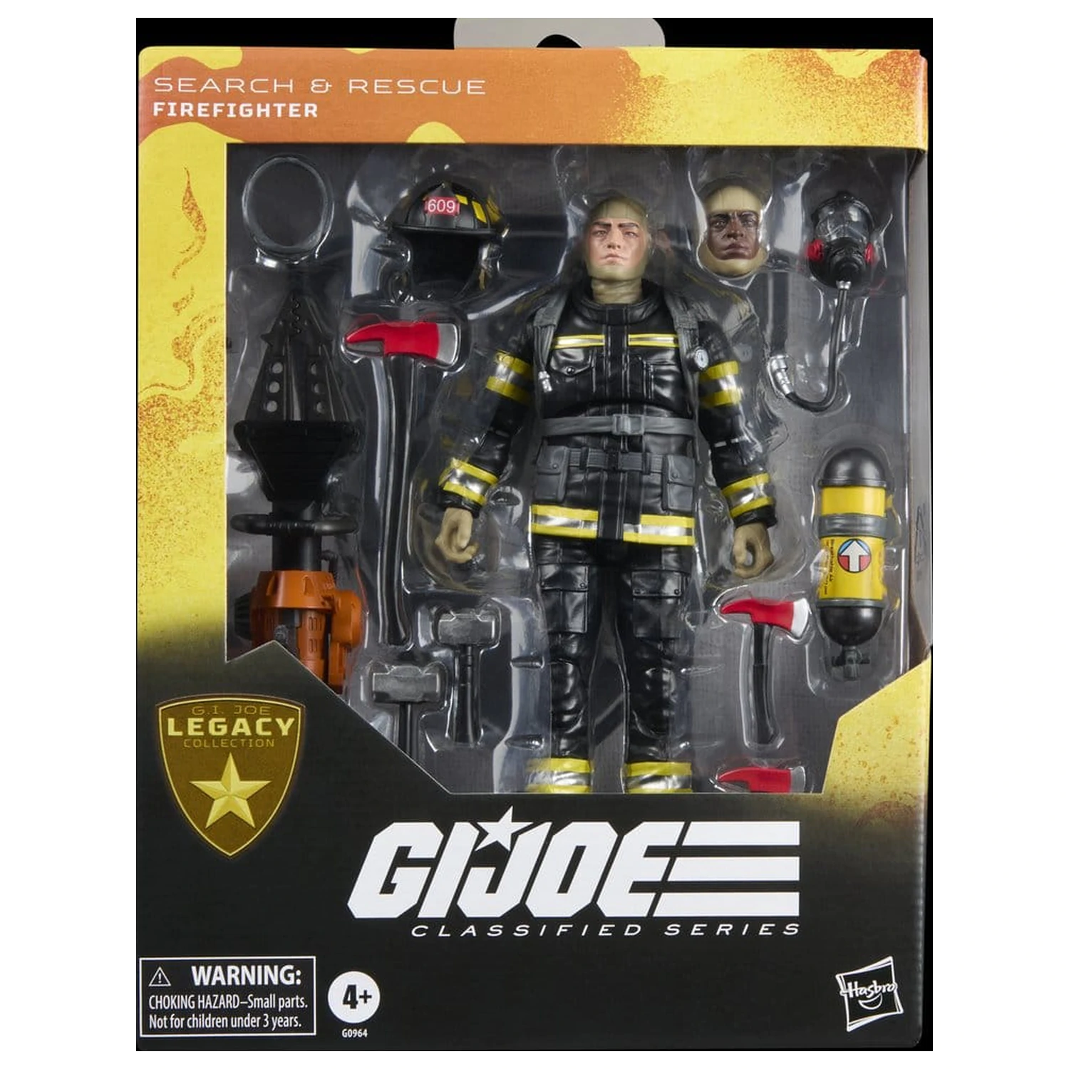 G.I. Joe Classified Series Legacy Collection Akční figurka Search & Rescue Firefighter 15 cm fotografii produktu