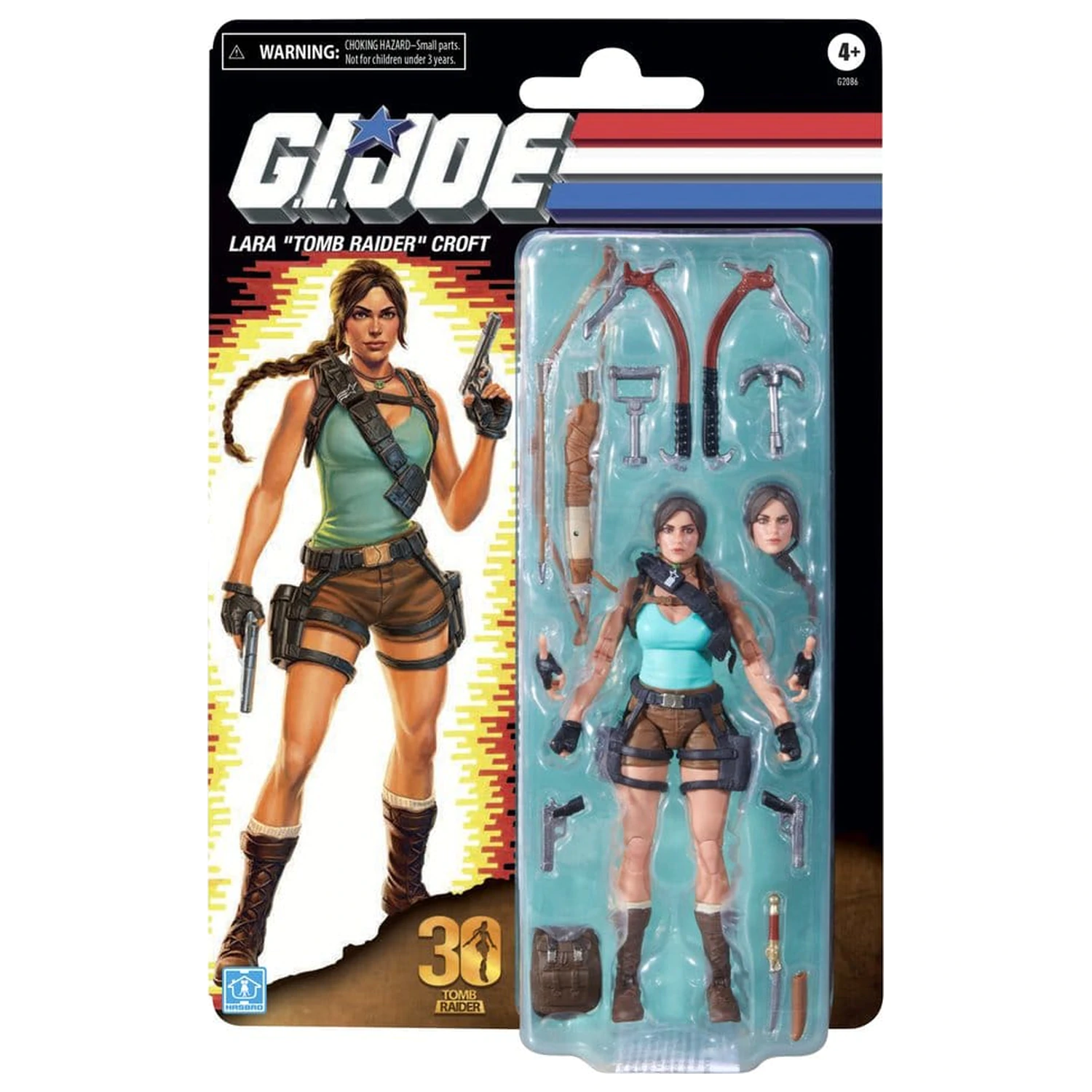 G.I. Joe Classified Series Retro Cardback Collaborative akční figurka Lara "Tomb Raider" Croft 15 cm fotografii produktu