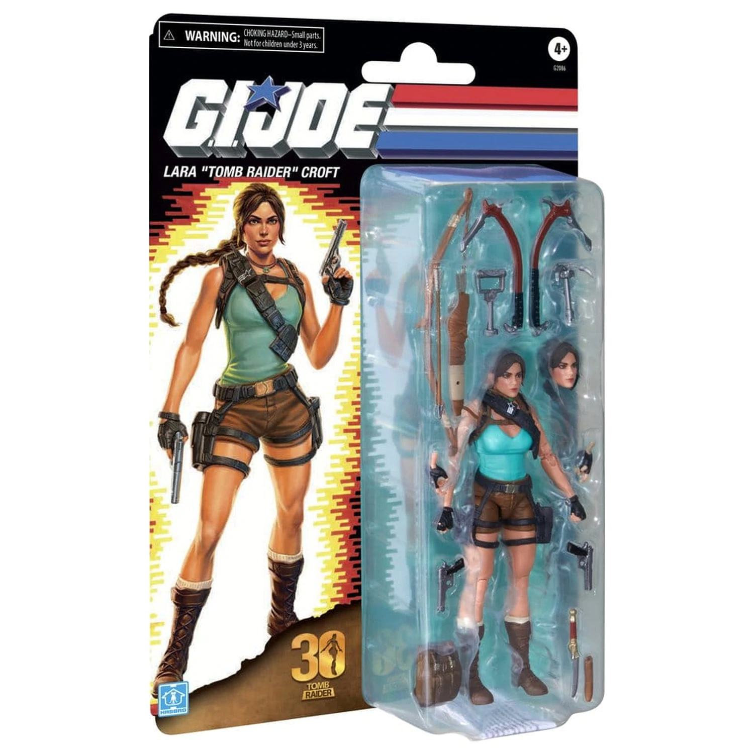G.I. Joe Classified Series Retro Cardback Collaborative akční figurka Lara "Tomb Raider" Croft 15 cm fotografii produktu