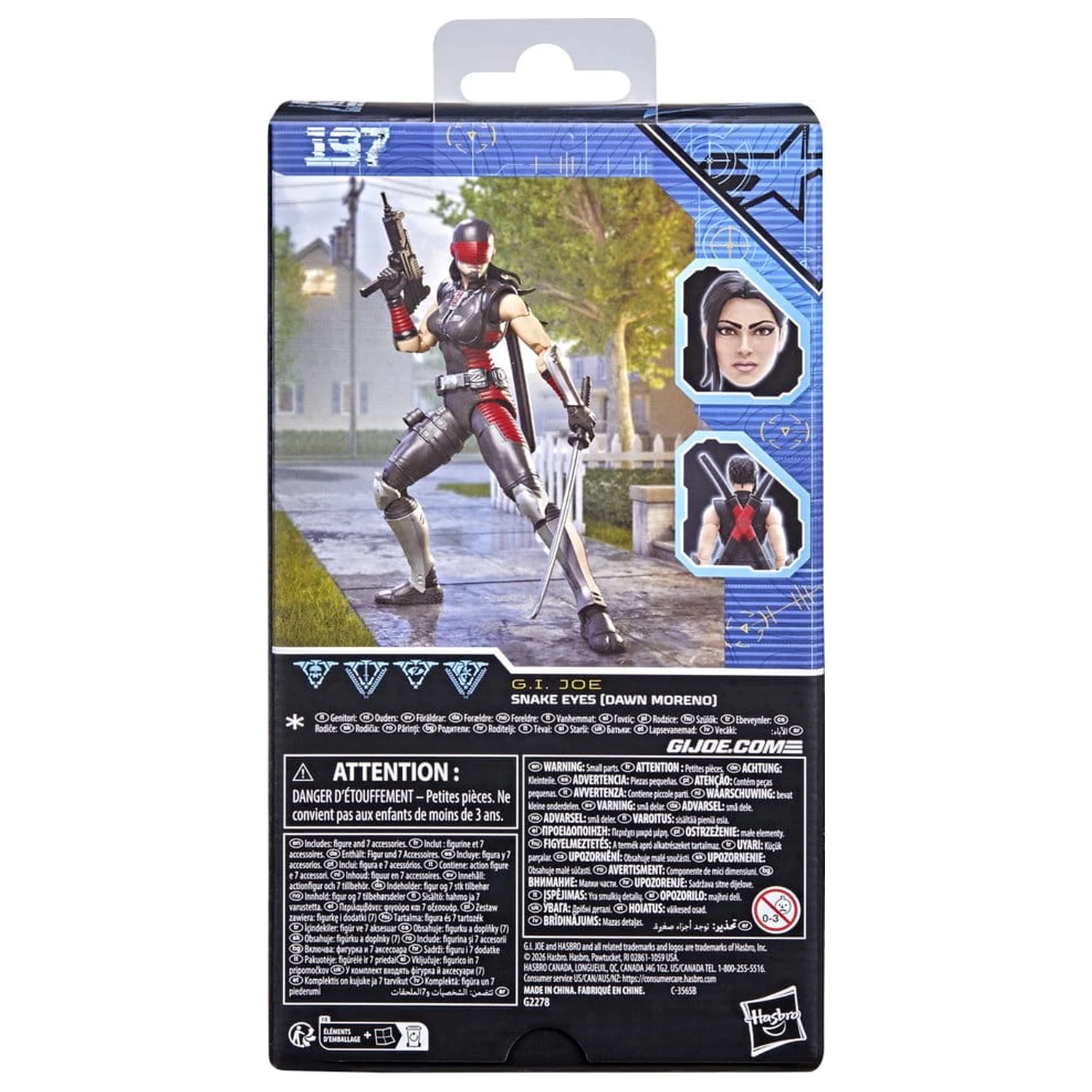 G.I. Joe Classified Series Akční figurka Snake Eyes (Dawn Moreno) 15 cm fotografii produktu