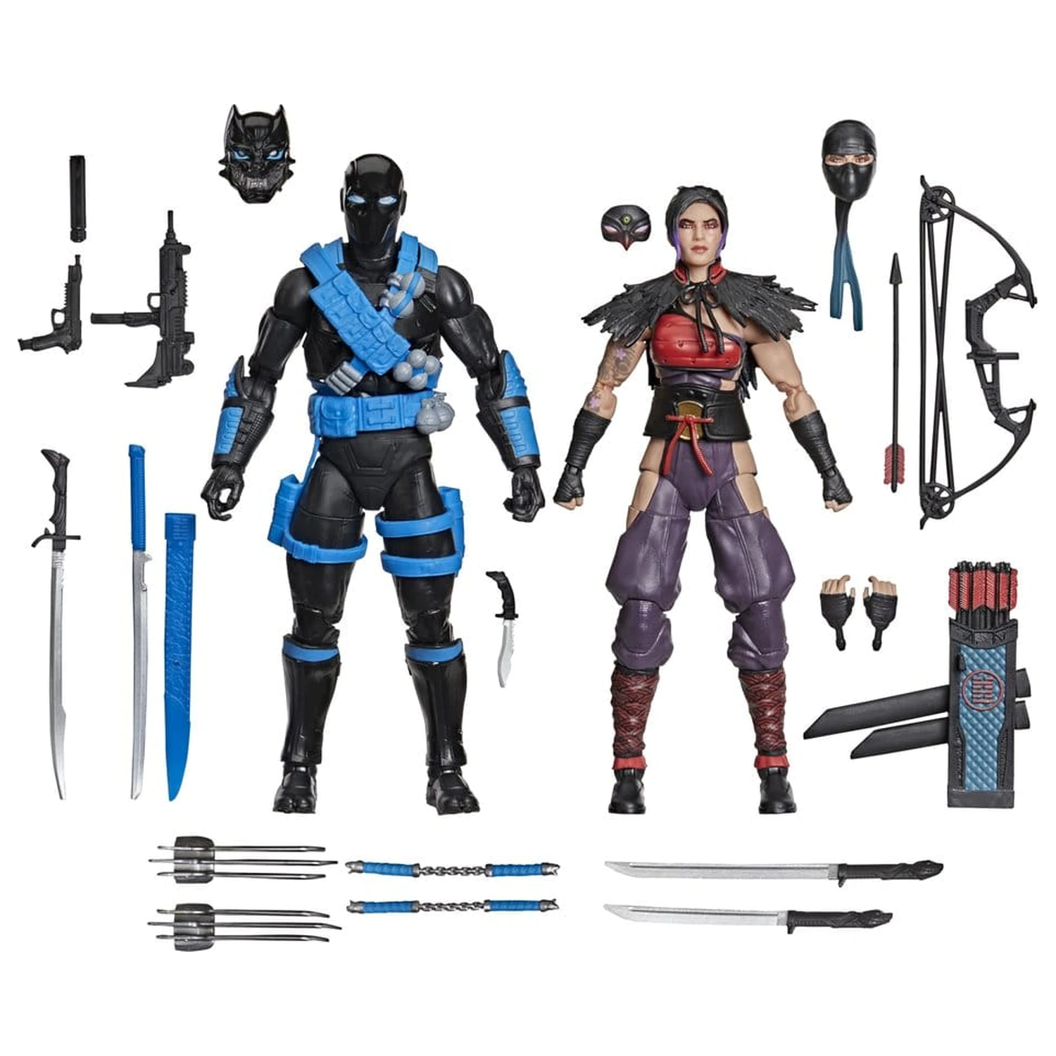 G.I. Joe Classified Series Akční figurka 2-balení Snake Eyes & Kim "Jinx" Arashikage 15 cm fotografii produktu