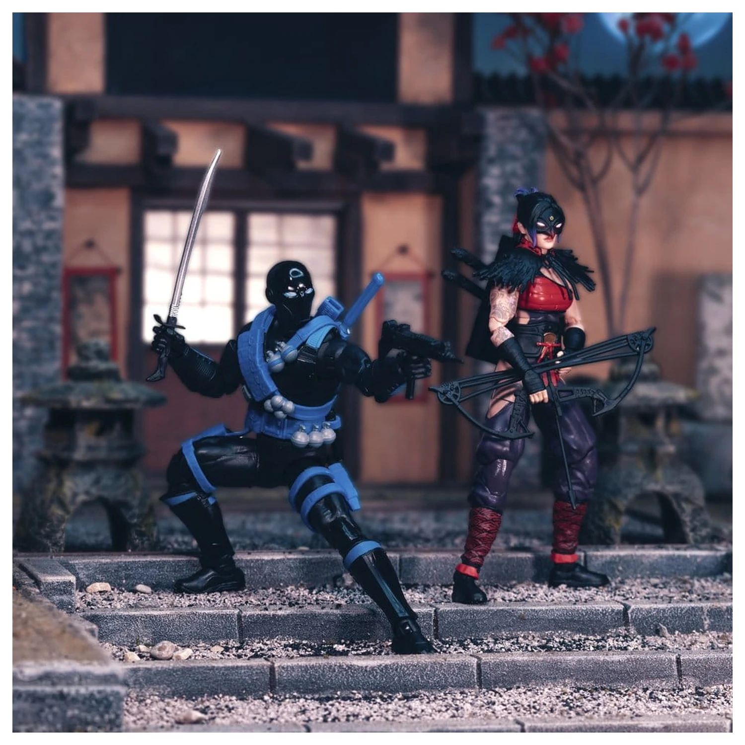 G.I. Joe Classified Series Akční figurka 2-balení Snake Eyes & Kim "Jinx" Arashikage 15 cm fotografii produktu