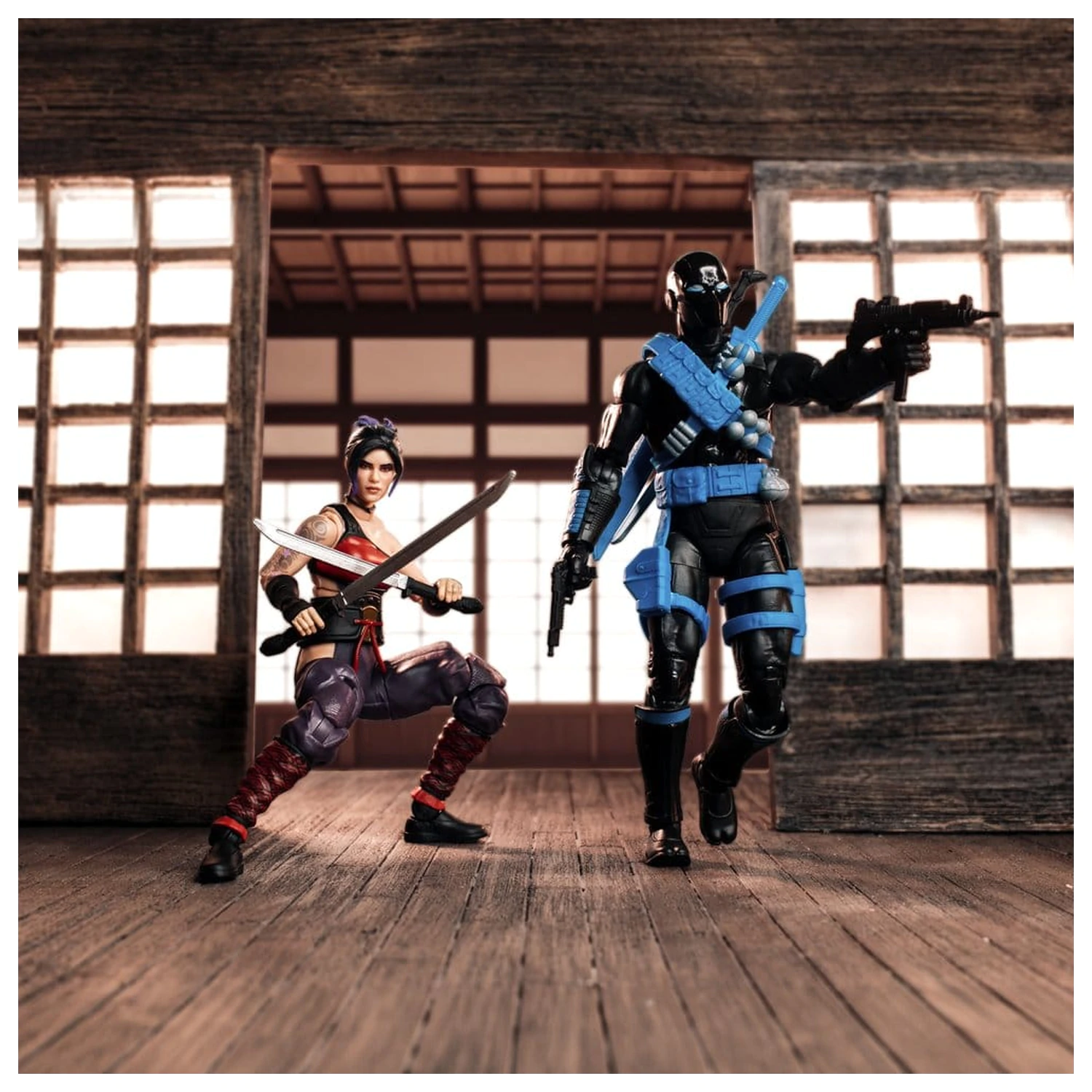 G.I. Joe Classified Series Akční figurka 2-balení Snake Eyes & Kim "Jinx" Arashikage 15 cm fotografii produktu