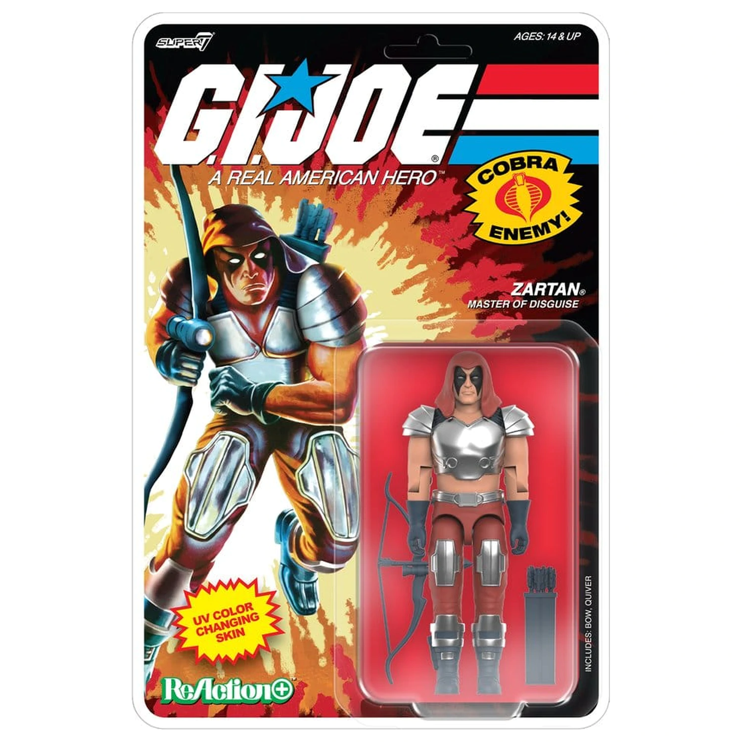 G.I. Joe (komiks) ReAction+ akční figurka Vlna 09 Zartan fotografii produktu