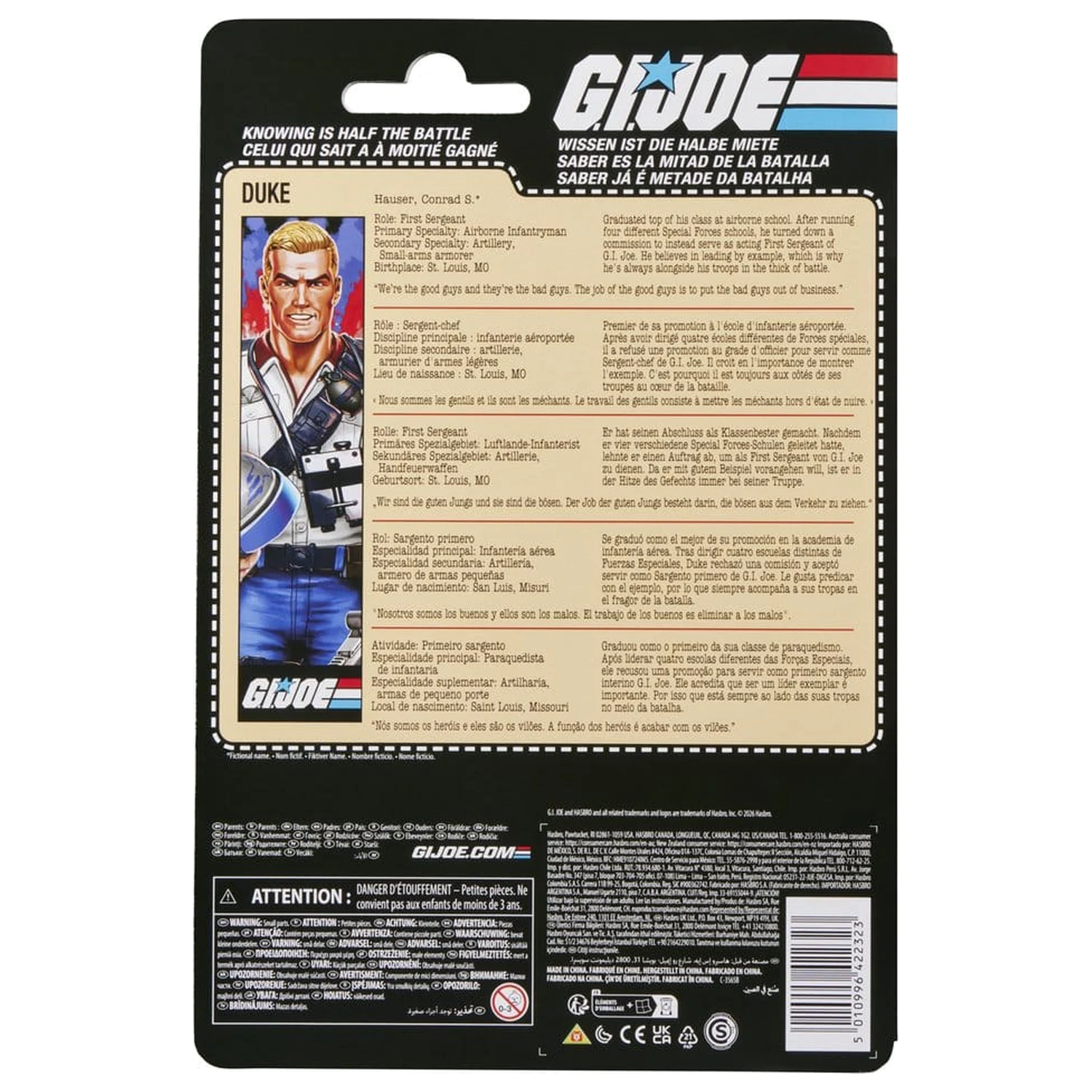 G.I. Joe Duke figurka 15cm fotografii produktu