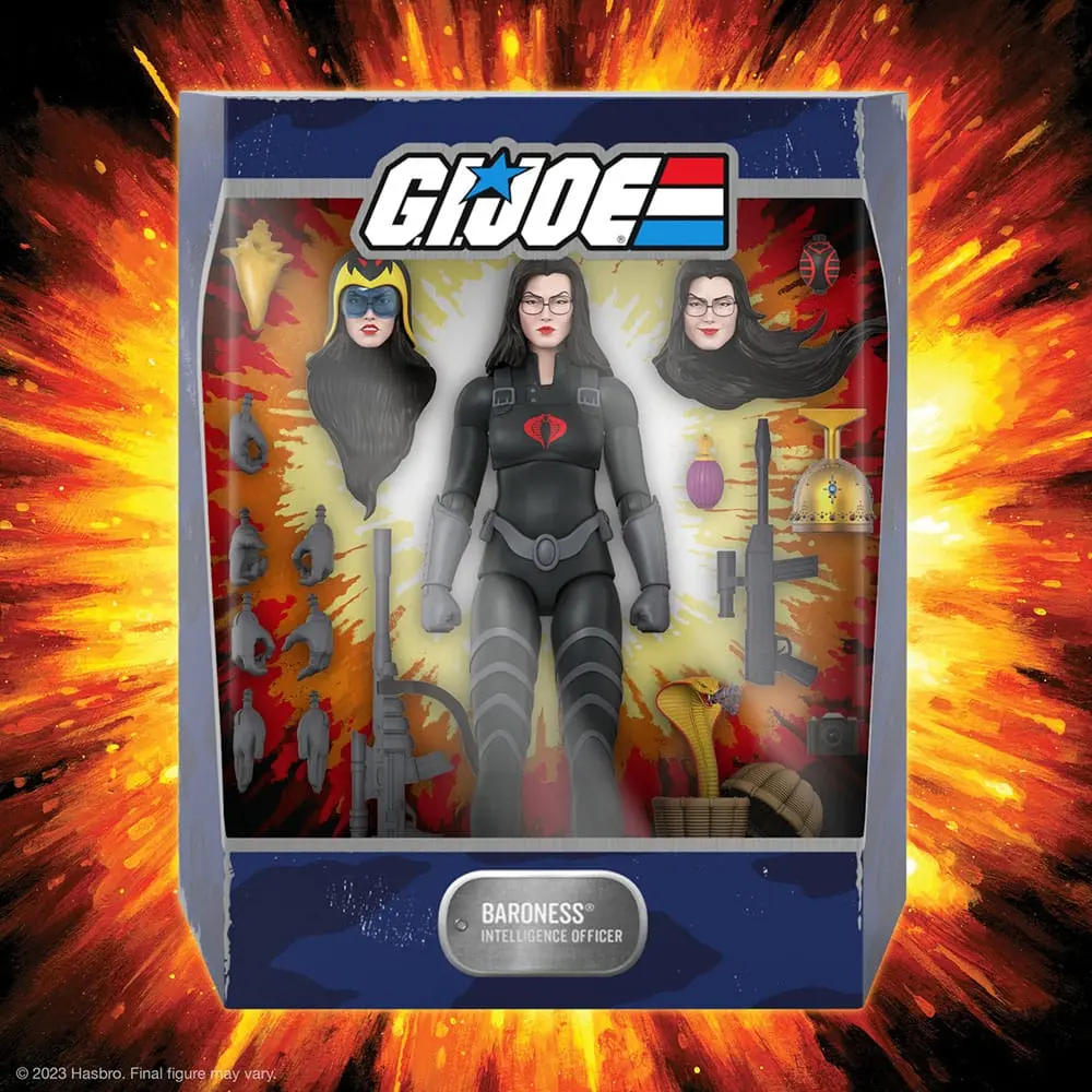 G.I. Joe Ultimates akční figurka Baronka (černý oblek) 18 cm fotografii produktu