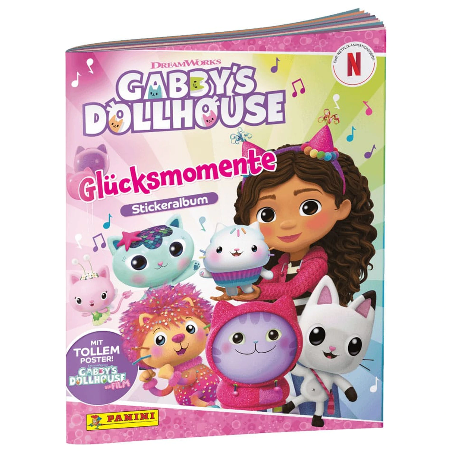 Gabby's Dollhouse momenty štěstí Sběratelské album *německá verze* fotografii produktu