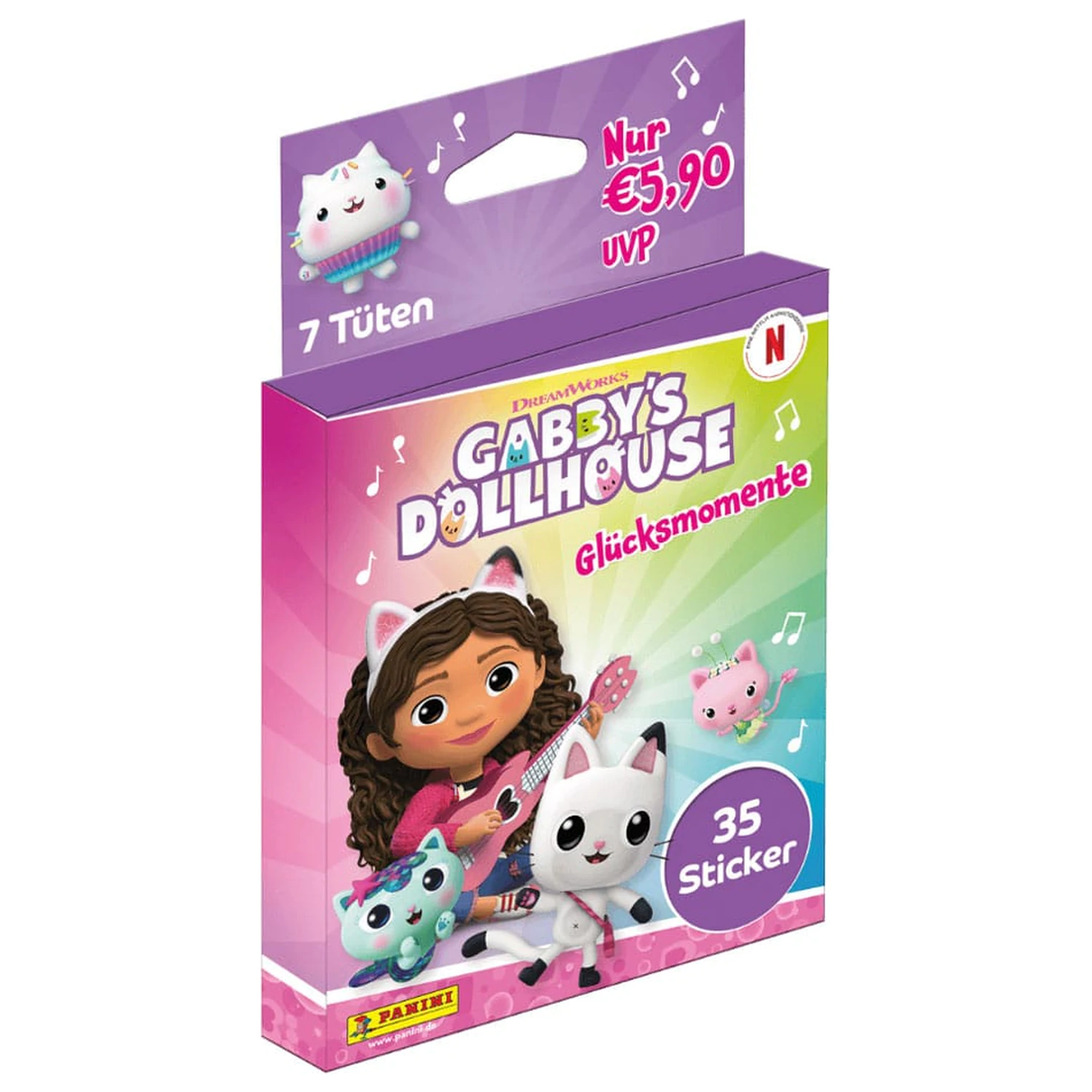 Gabby's Dollhouse moments of happiness sbírka samolepek Eco-Blister *německá verze* fotografii produktu