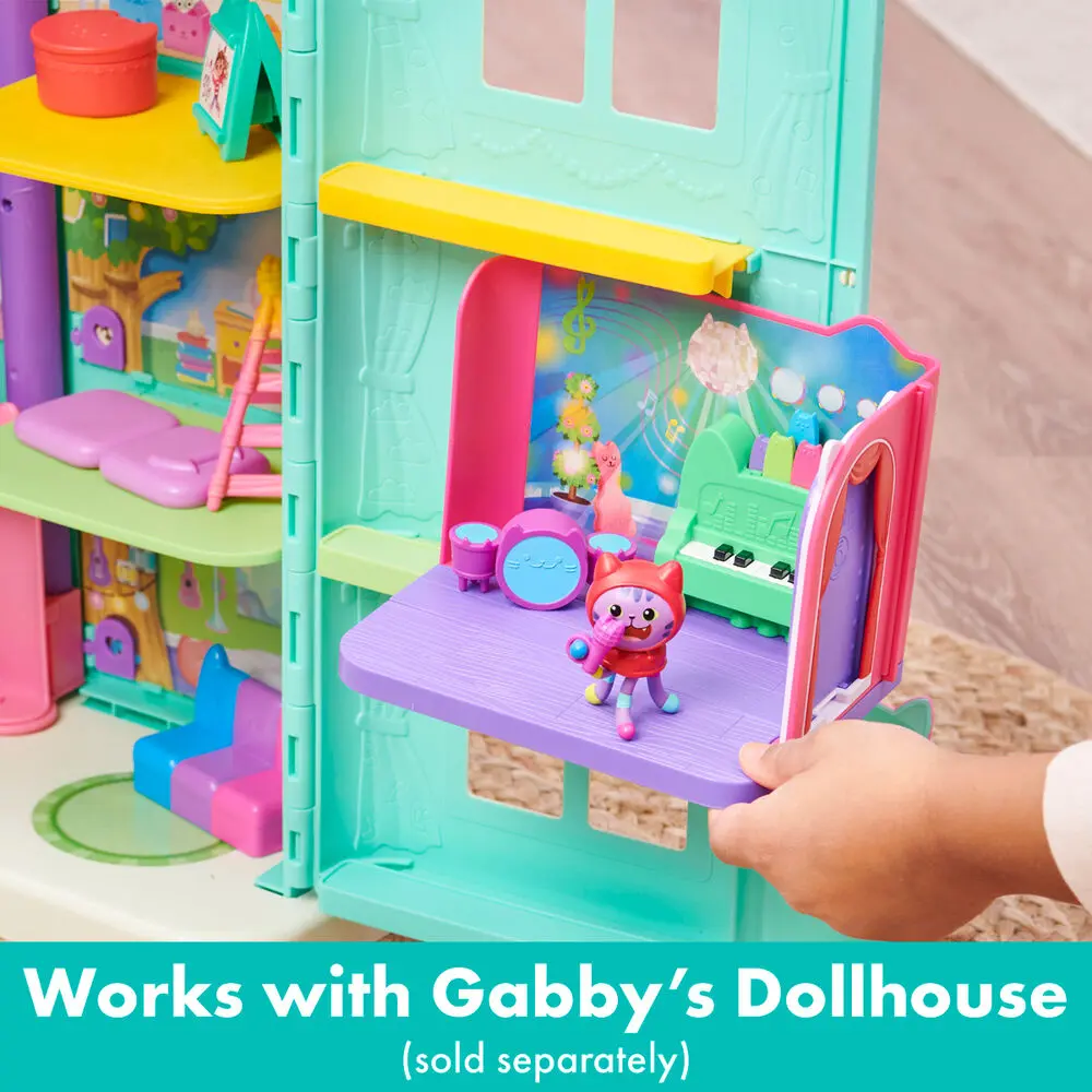 Gabbys Dollhouse Daniel James Catnips Groovy Hudební Pokoj fotografii produktu