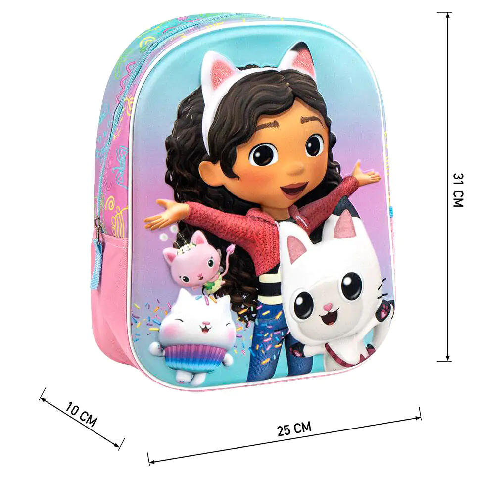 Gabbys Dollhouse 3D batoh 31 cm fotografii produktu