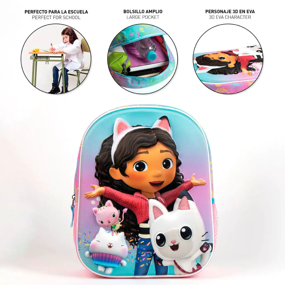 Gabbys Dollhouse 3D batoh 31 cm fotografii produktu