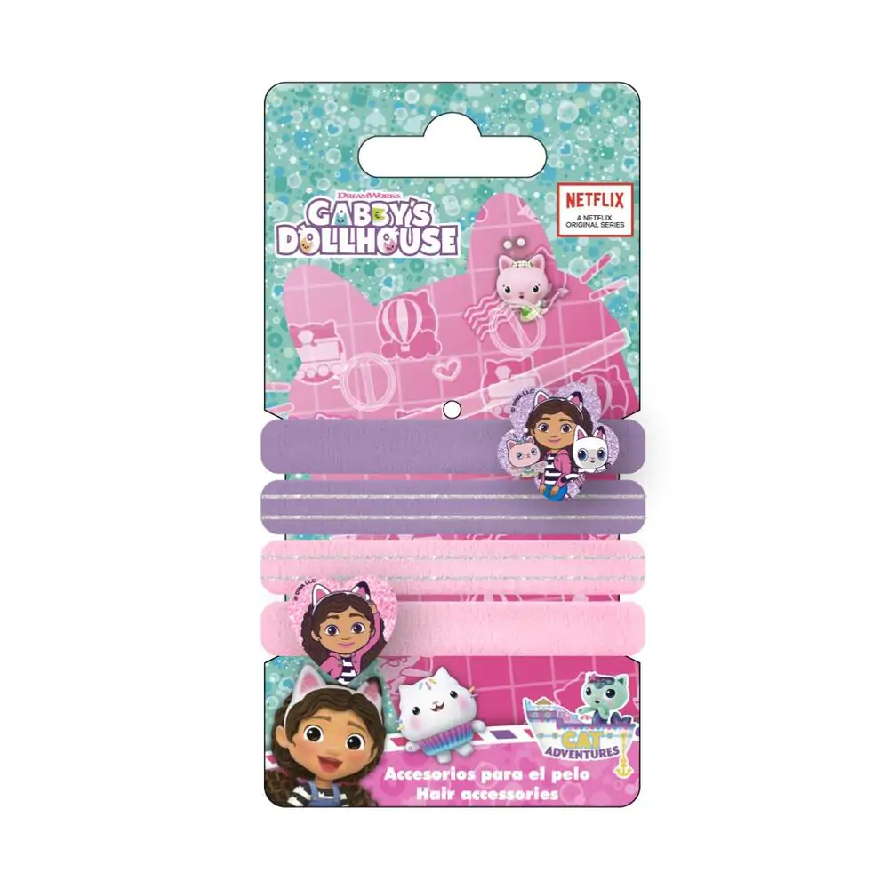 Gabbys Dollshouse set 4 gumičky do vlasů fotografii produktu