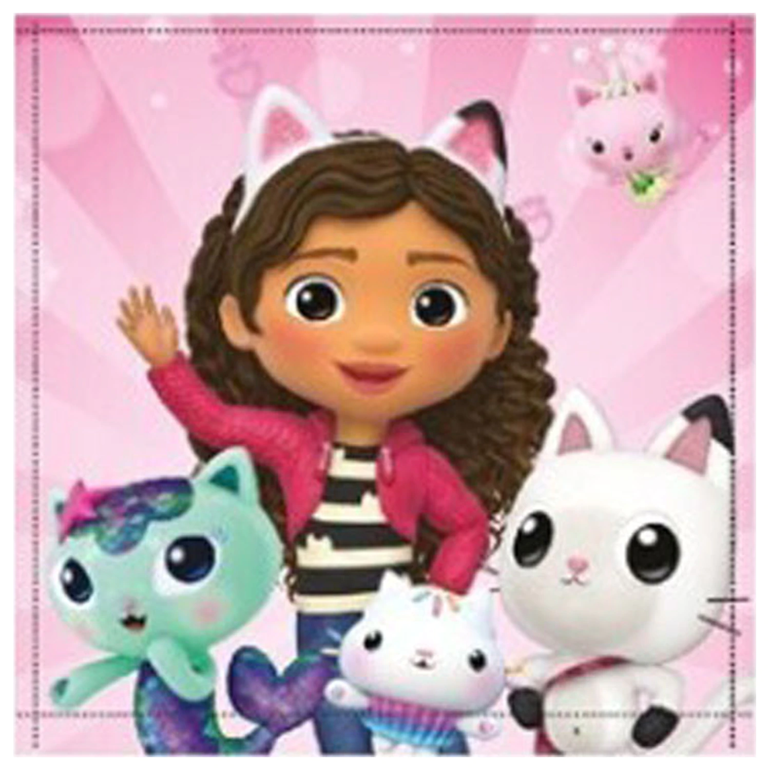 Gabi's Dollhouse Cat World Ručník na ruce, Ručník na obličej, Ručník 30x30cm fotografii produktu