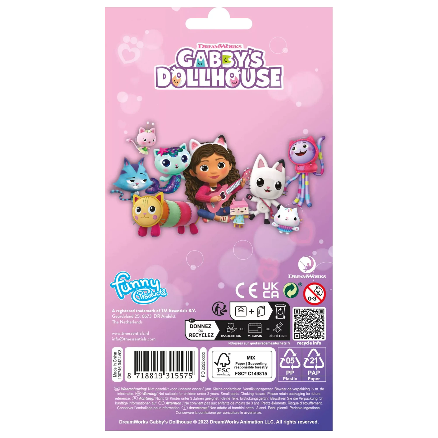 Gabi's Dollhouse Gabby's Dollhouse Kočky Třpytivá Sada Nálepek fotografii produktu