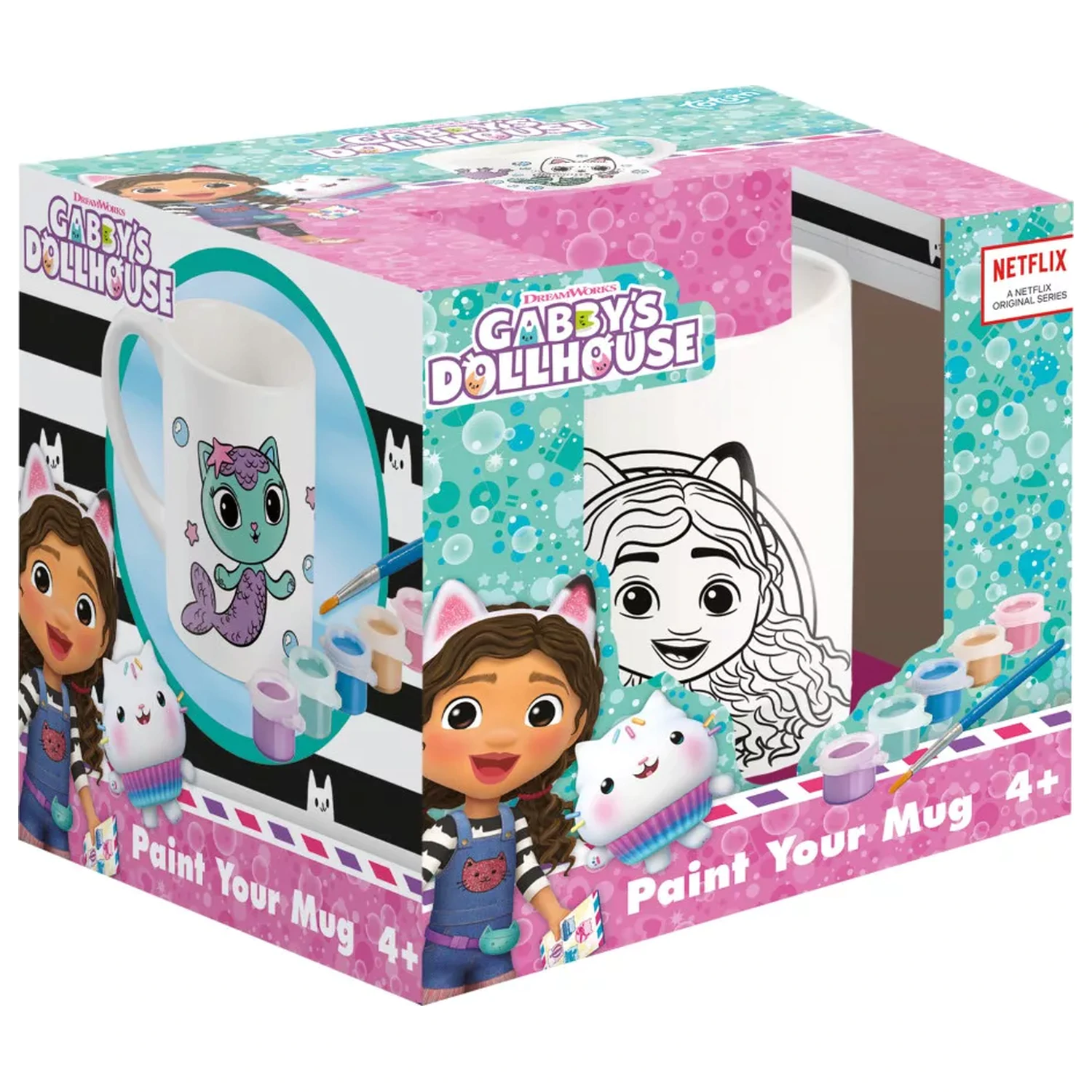 Gabi's Dollhouse Cats Paintable Porcelánový Hrnek 235 ml fotografii produktu