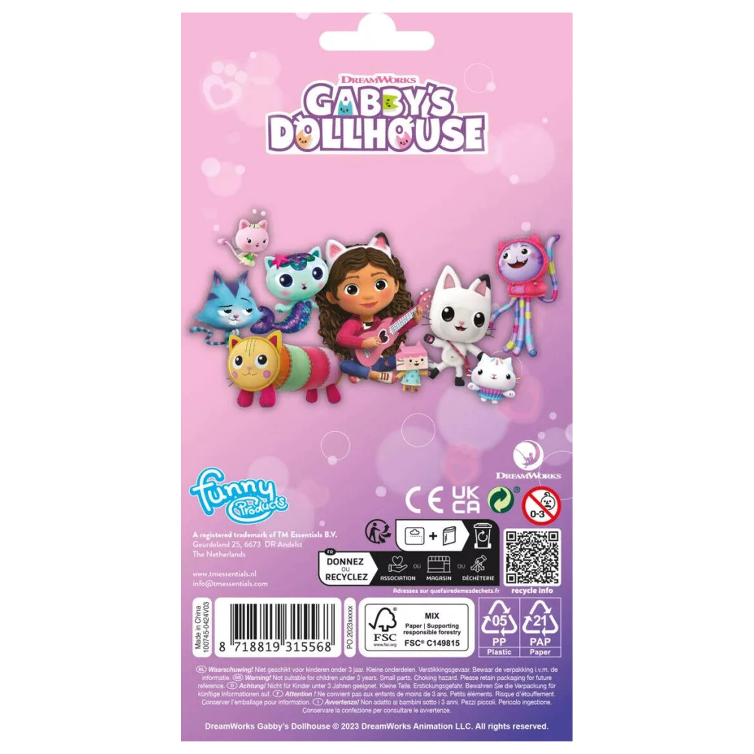 Gabi's Dollhouse Kočky Samolepka fotografii produktu