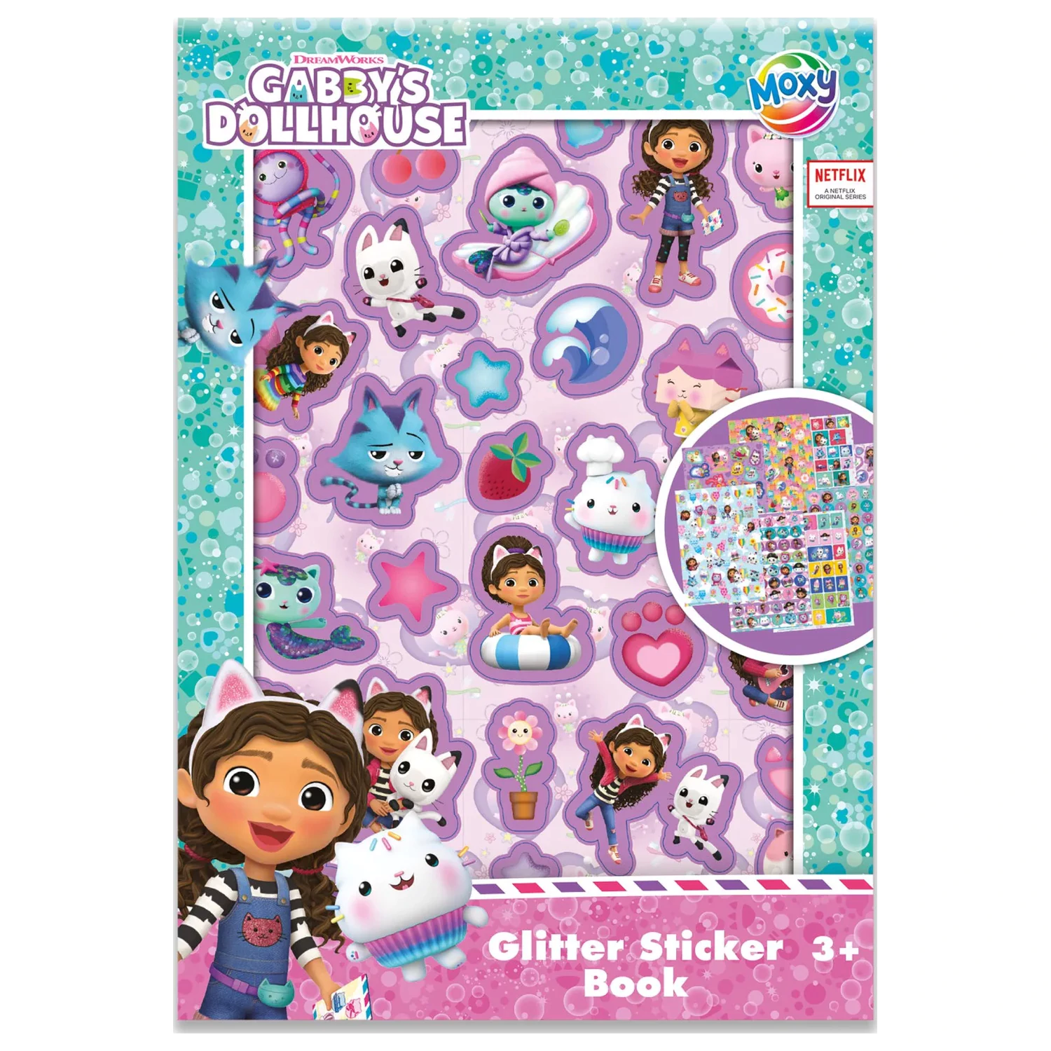 Gabi's Dollhouse Cats Sticker Pack 8 archů fotografii produktu