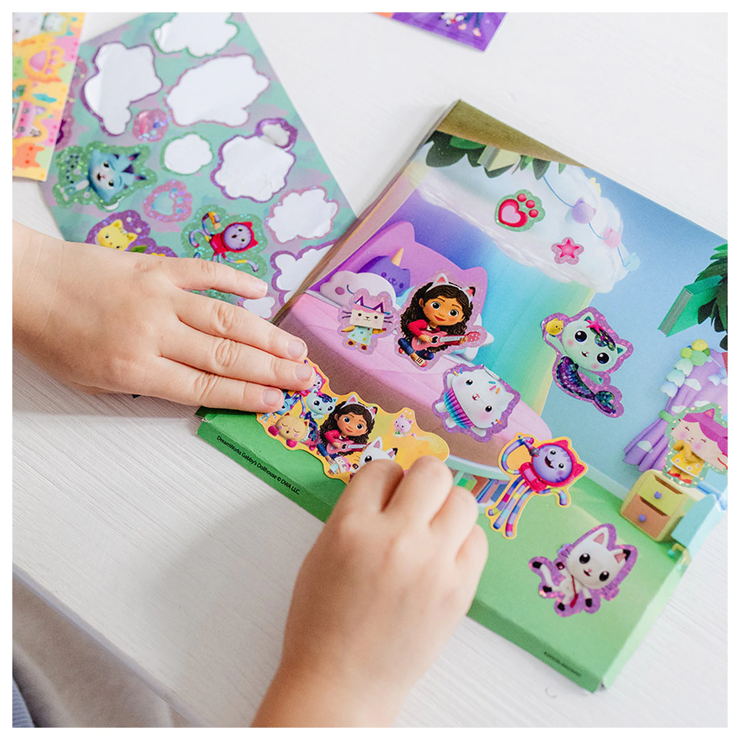 Gabi's Dollhouse Kočky Sada samolepek fotografii produktu