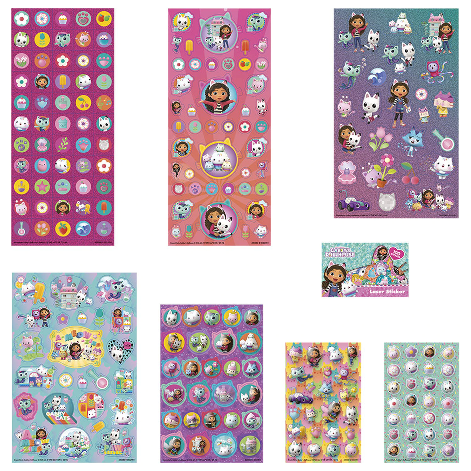 Gabby's Dollhouse Cats Super Sticker sada s hračkou fotografii produktu