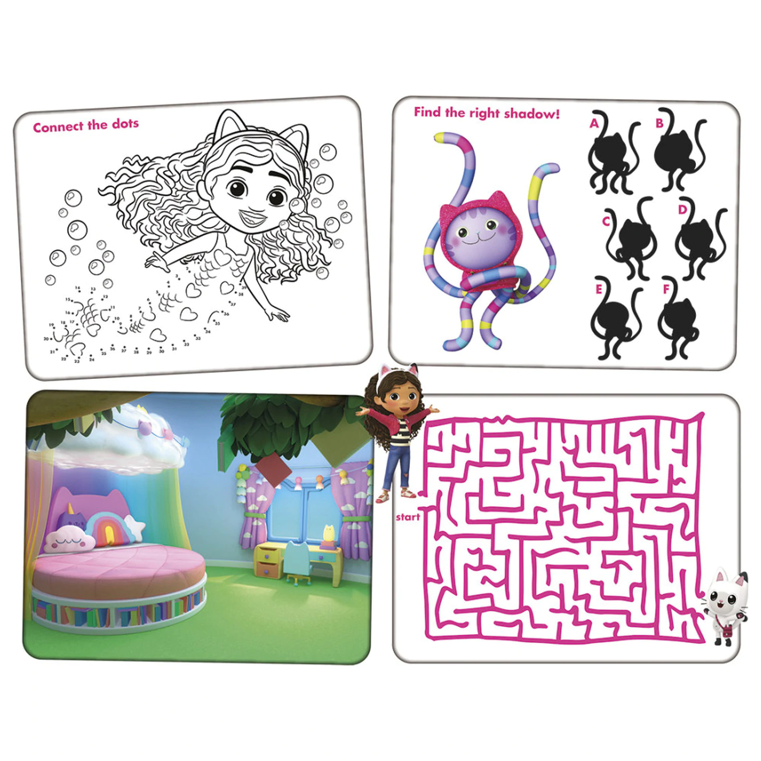 Gabby's Dollhouse Cats Super Sticker sada s hračkou fotografii produktu
