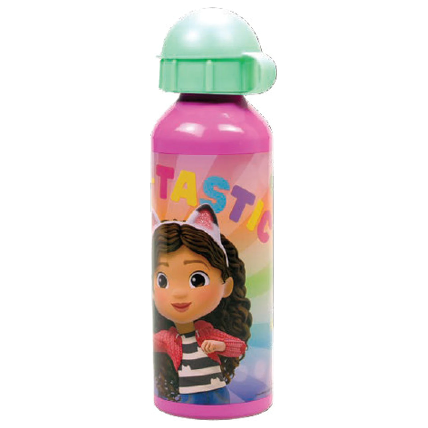 Gabby's Dollhouse Color Fade hliníková láhev na vodu s pítkem 520 ml fotografii produktu