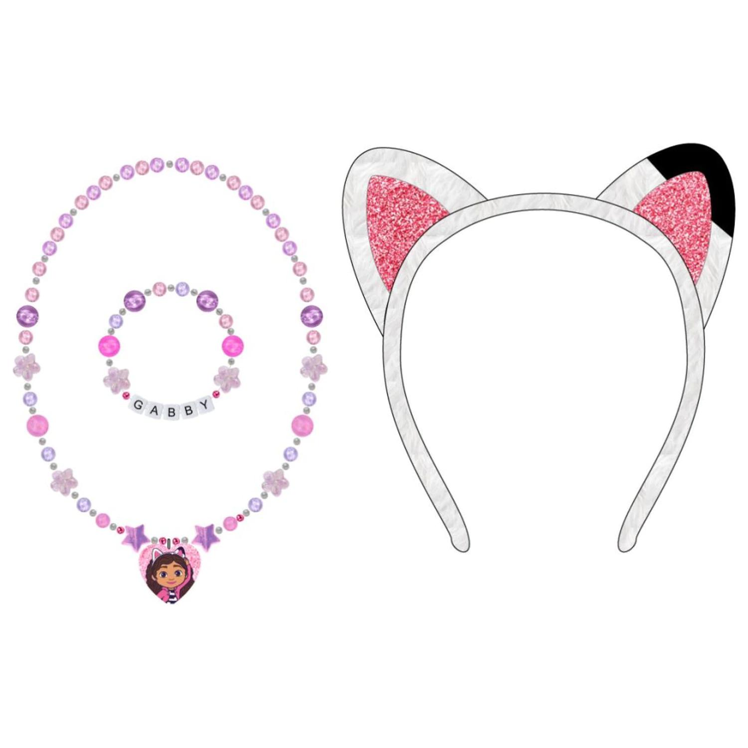 Gabi's Dollhouse Sada květinových šperků a čelenky fotografii produktu