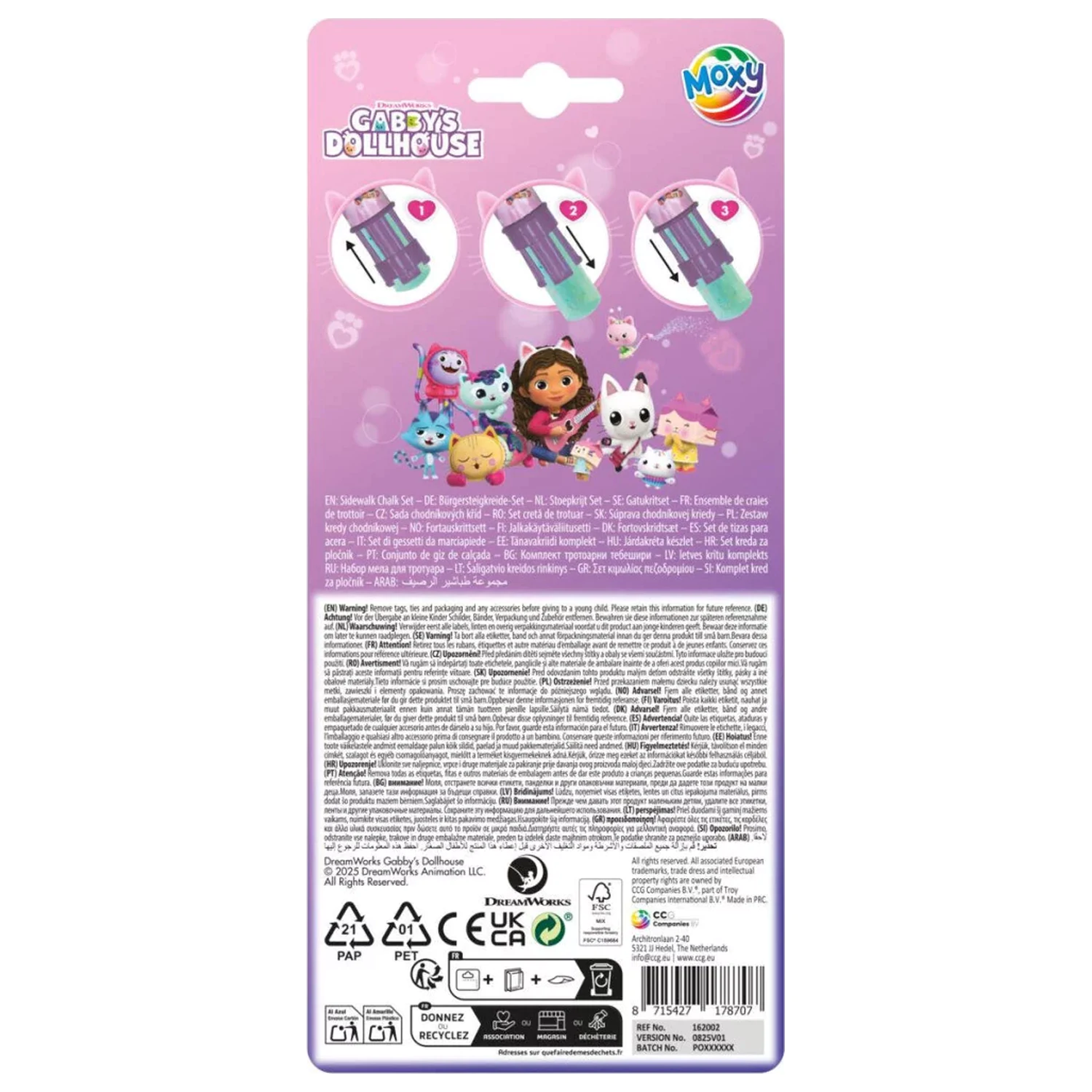 Gabi Dollhouse Friends Chalk Sada fotografii produktu