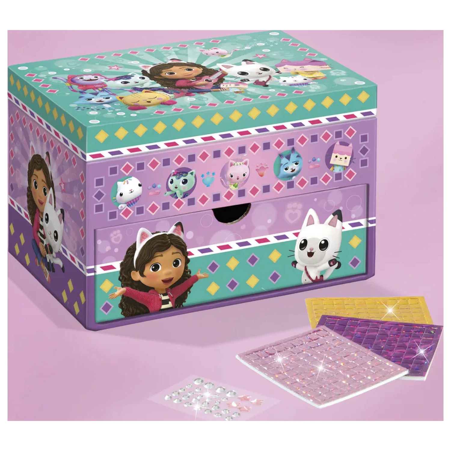 Gabi Dollhouse Friends Mozaiková šperkovnice fotografii produktu