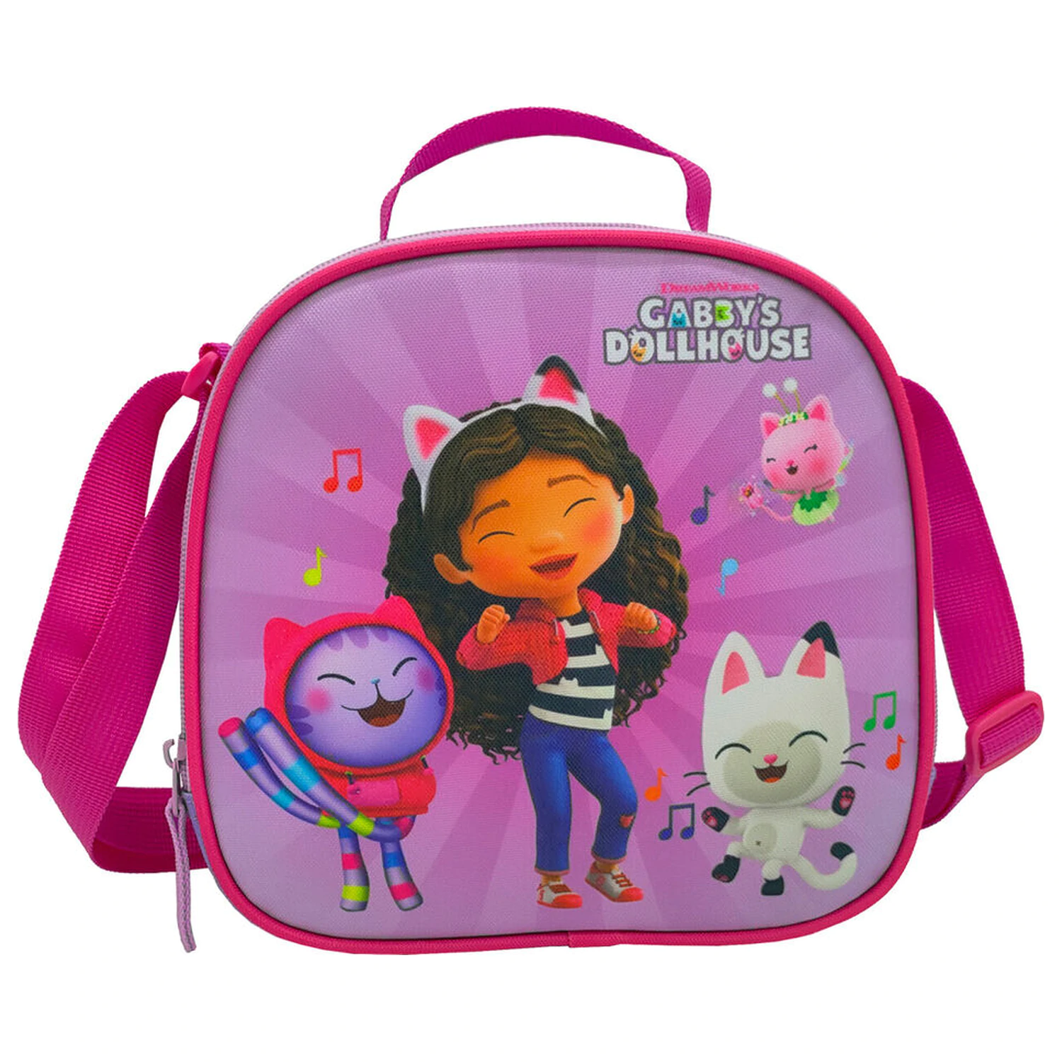 Gabbys Dollhouse Vozík + penál + sada obědových tašek fotografii produktu