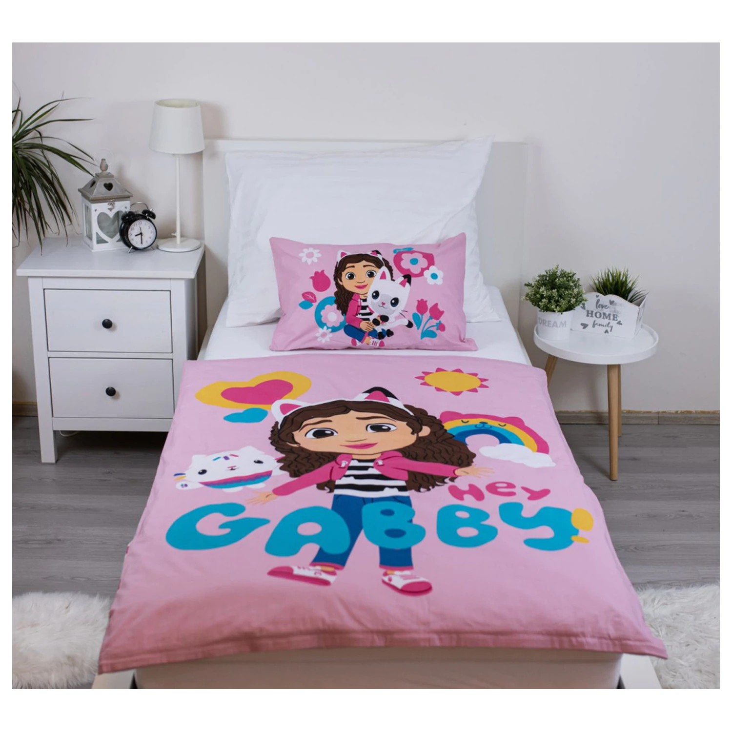 Gabi's Dollhouse Hey kid, školní povlečení na peřinu fotografii produktu