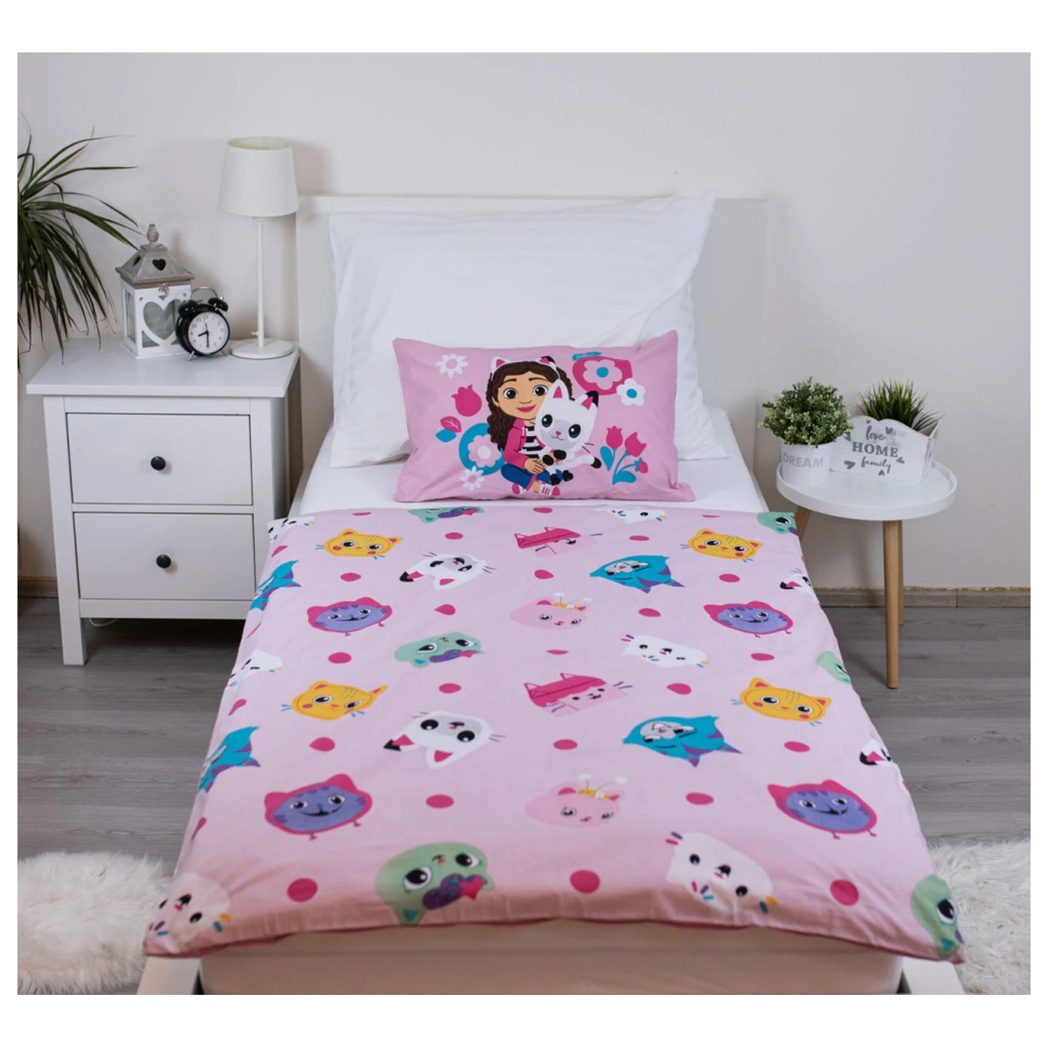 Gabi's Dollhouse Hey kid, školní povlečení na peřinu fotografii produktu
