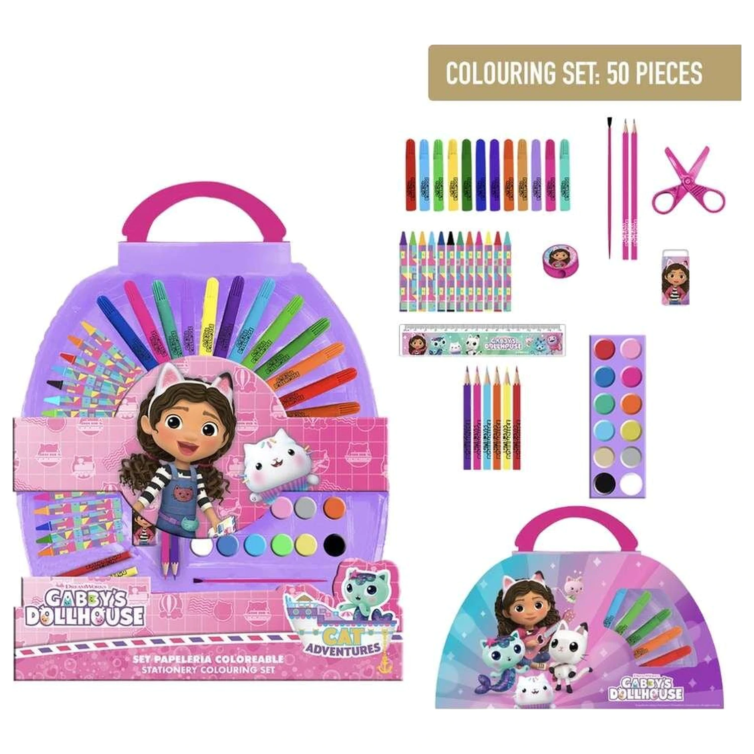 Gabbys Dollhouse papírenská sada 50ks fotografii produktu