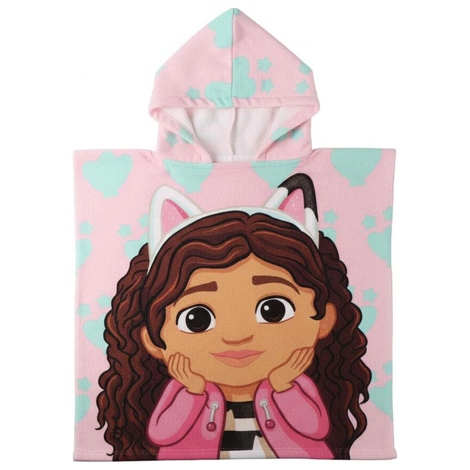 Gabbys Dollhouse mikrovláknová plážová osuška pončo fotografii produktu