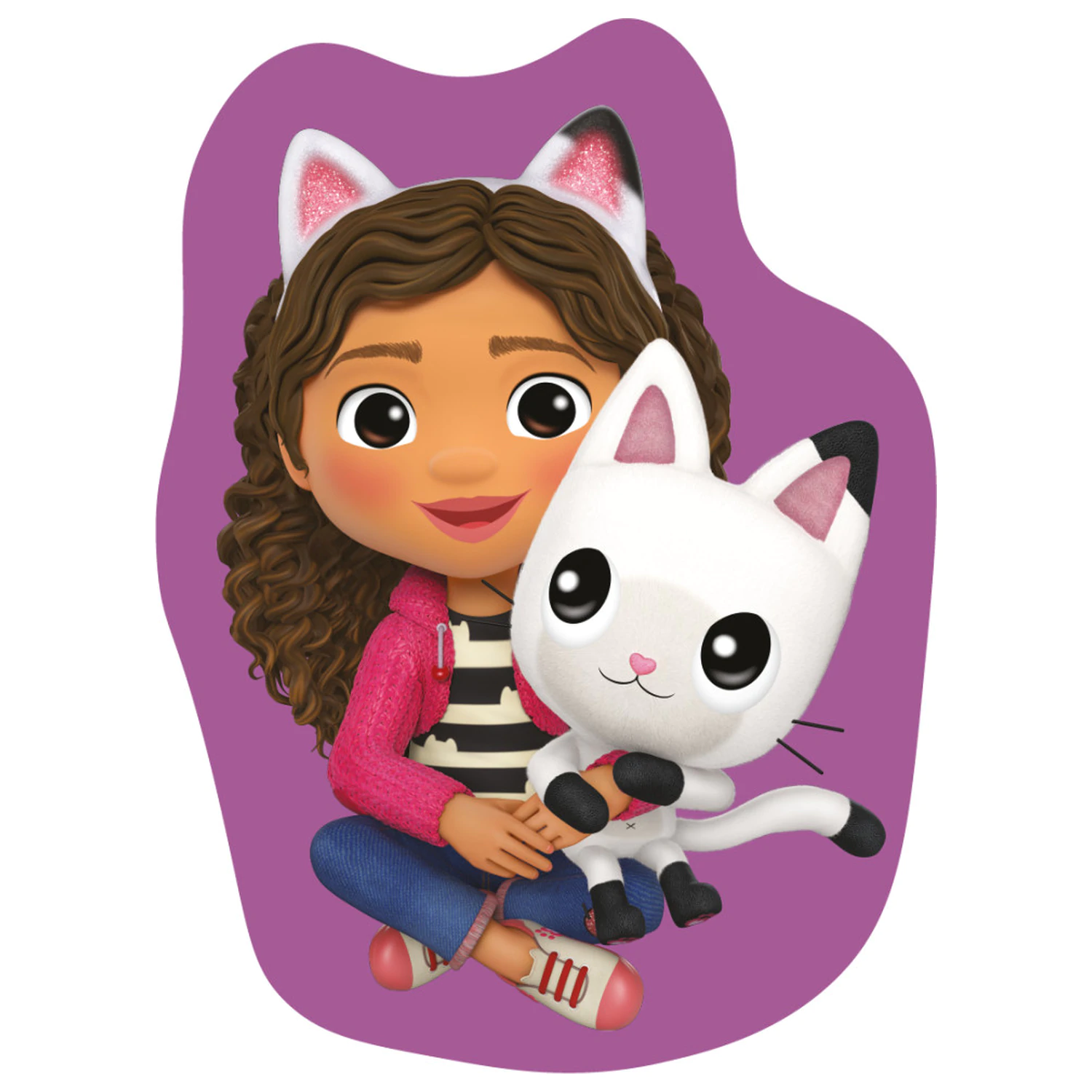 Gabi's Dollhouse polštář ve tvaru Pandy fotografii produktu