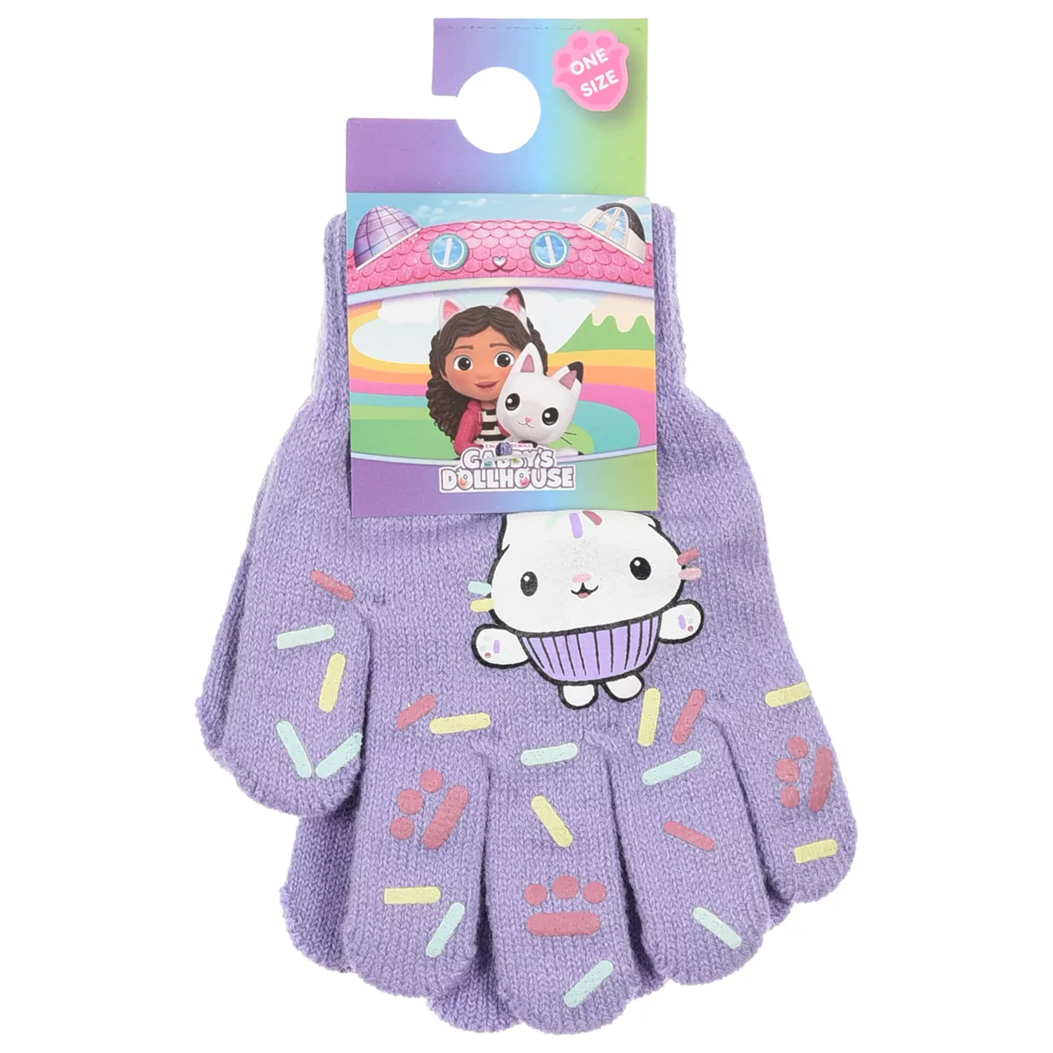 Gabby's Dollhouse Pandy Paws dětské rukavice fotografii produktu