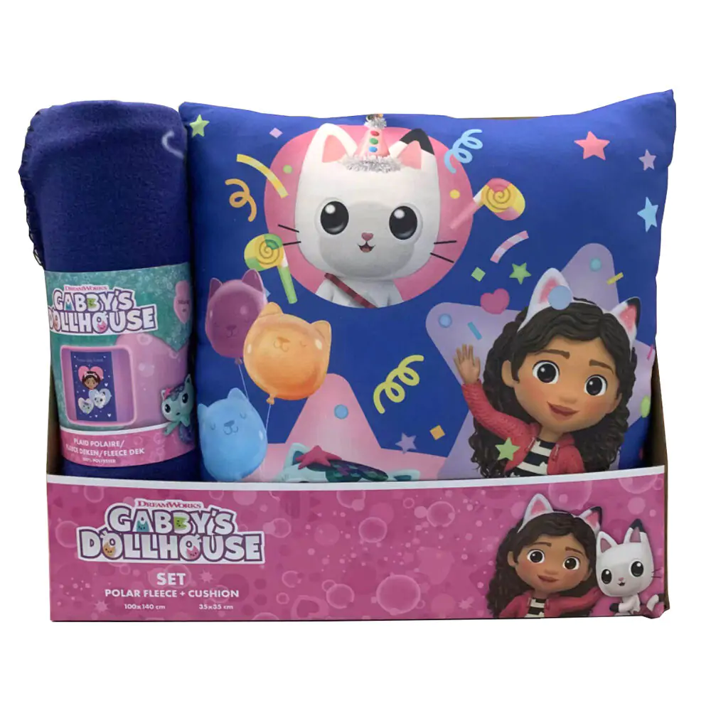 Gabbys Dollhouse fleecová deka + sada polštářů fotografii produktu