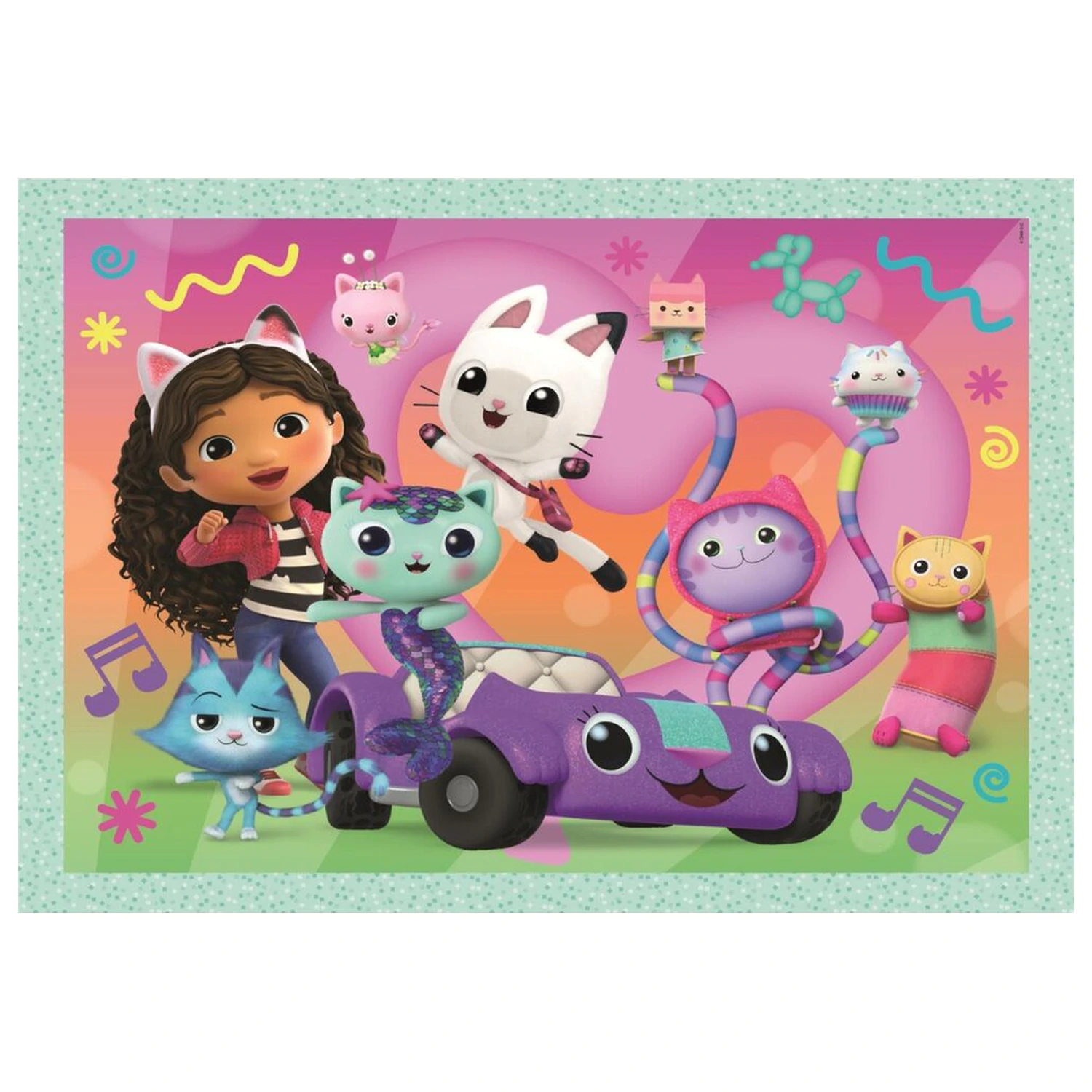 Gabbys Dollhouse puzzle 12-16-20-24 ks fotografii produktu