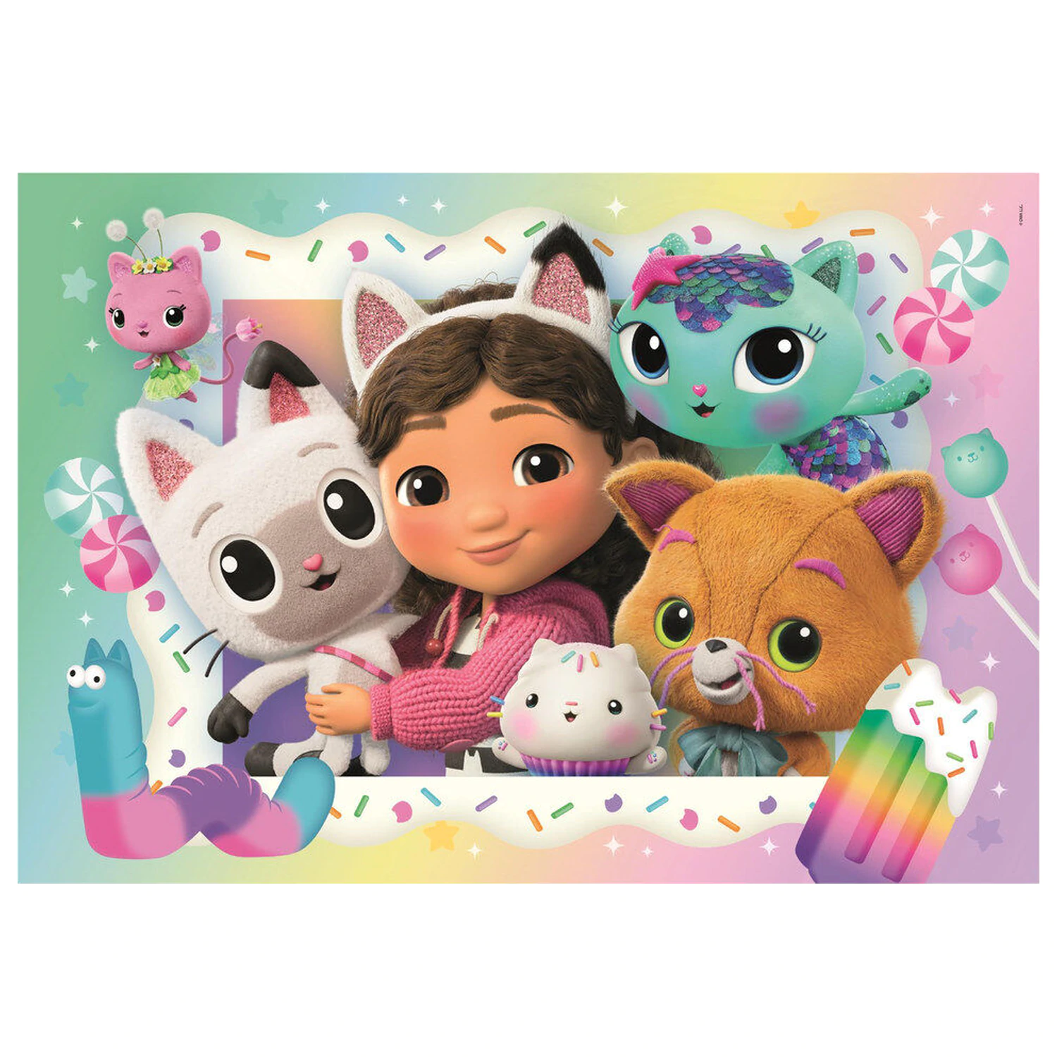 Gabbys Dollhouse puzzle 2x20 dílků fotografii produktu