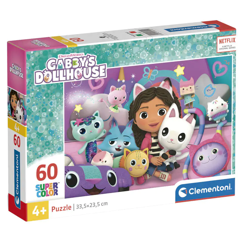 Gabbys Dollhouse puzzle 60 dílků fotografii produktu